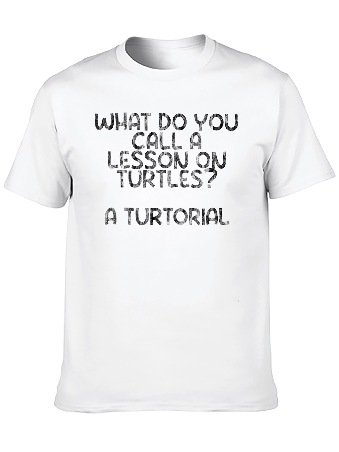 Turtle Lesson Pun T-Shirt - A Turtorial