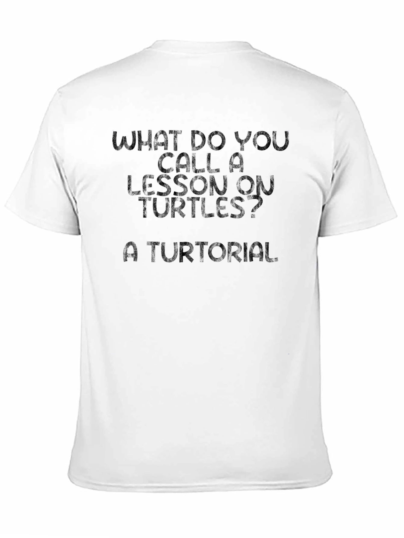 Turtle Lesson Pun T-Shirt - A Turtorial
