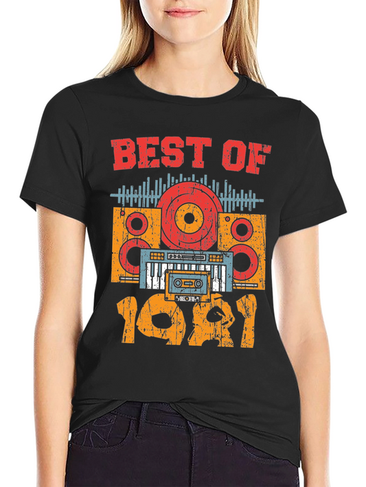 Best of 1981 Retro Music T-Shirt