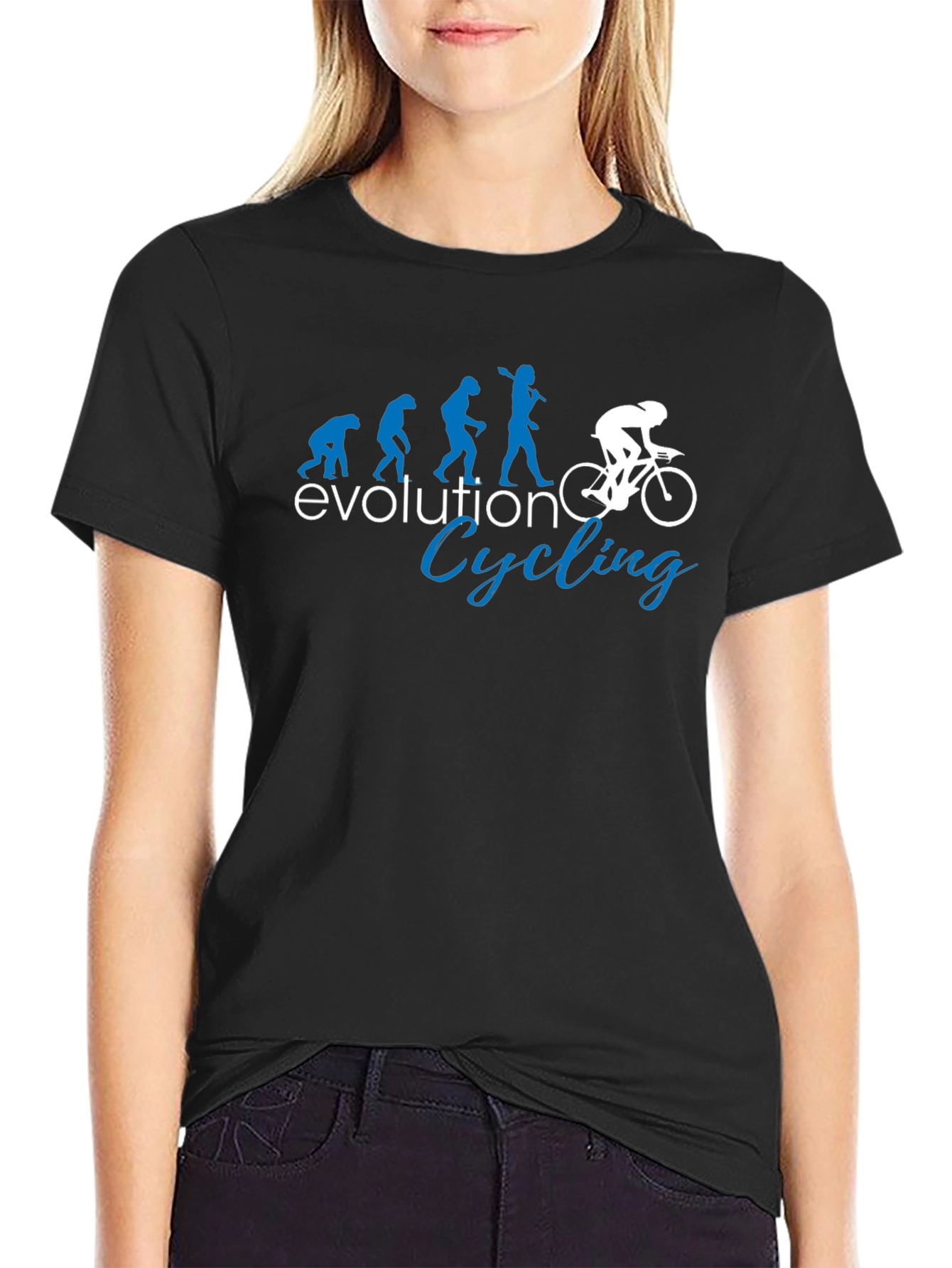 Evolution Cycling T-Shirt - Funny Bike Rider Tee