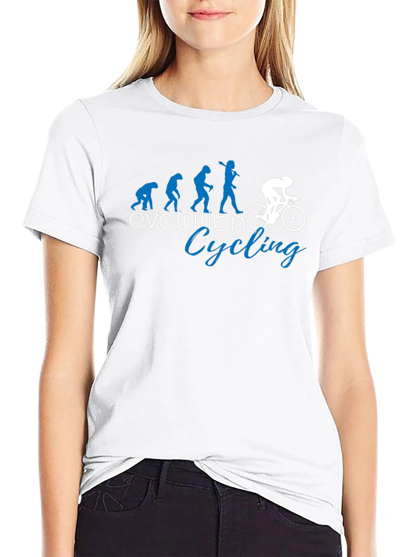 Evolution Cycling T-Shirt - Funny Bike Rider Tee