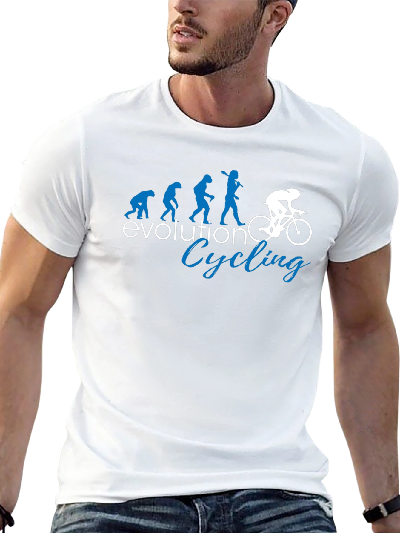 Evolution Cycling T-Shirt - Funny Bike Rider Tee