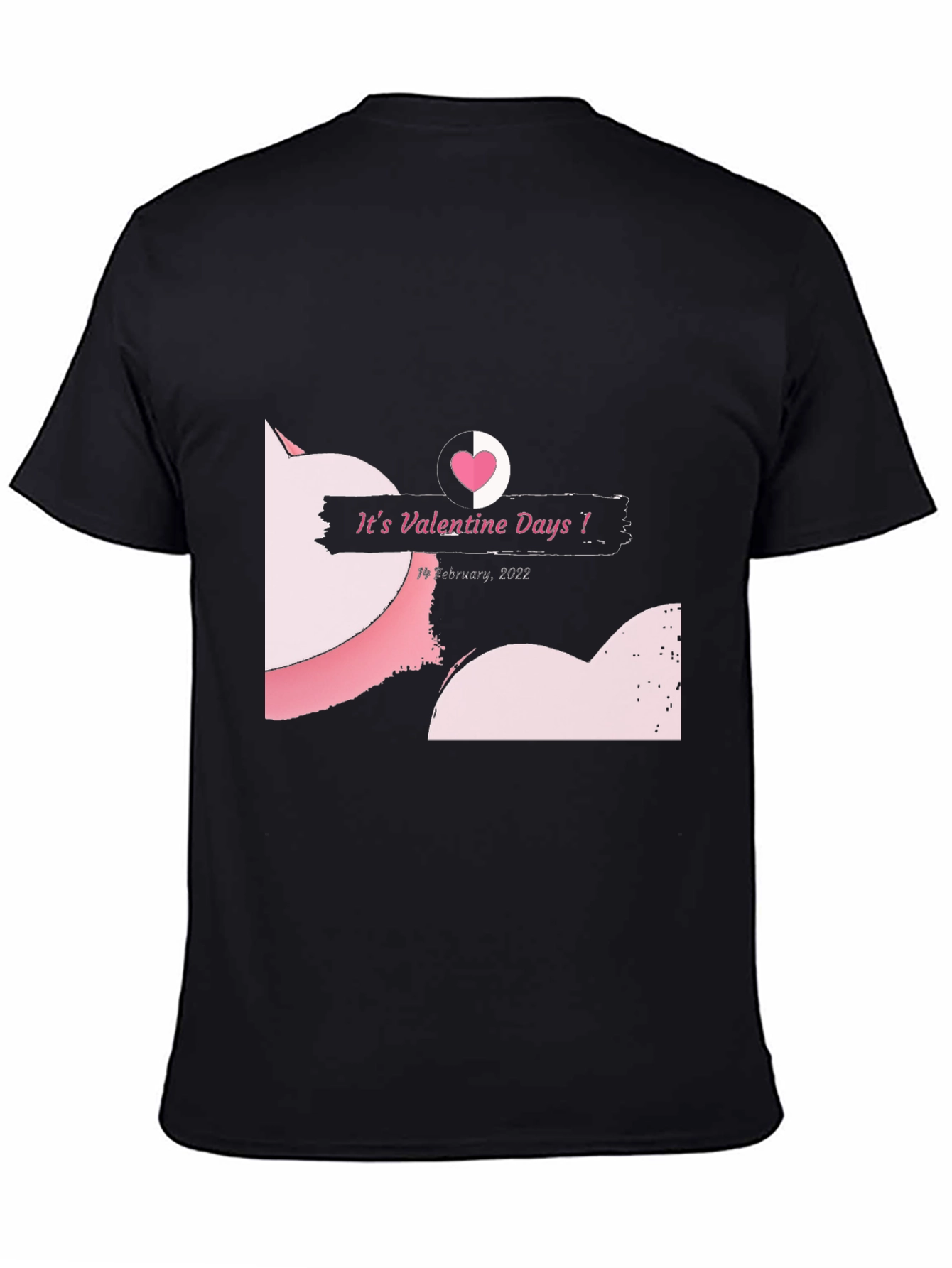 Valentines Day Black T-Shirt