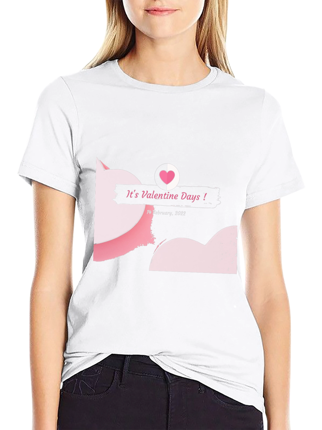 Valentines Day Black T-Shirt
