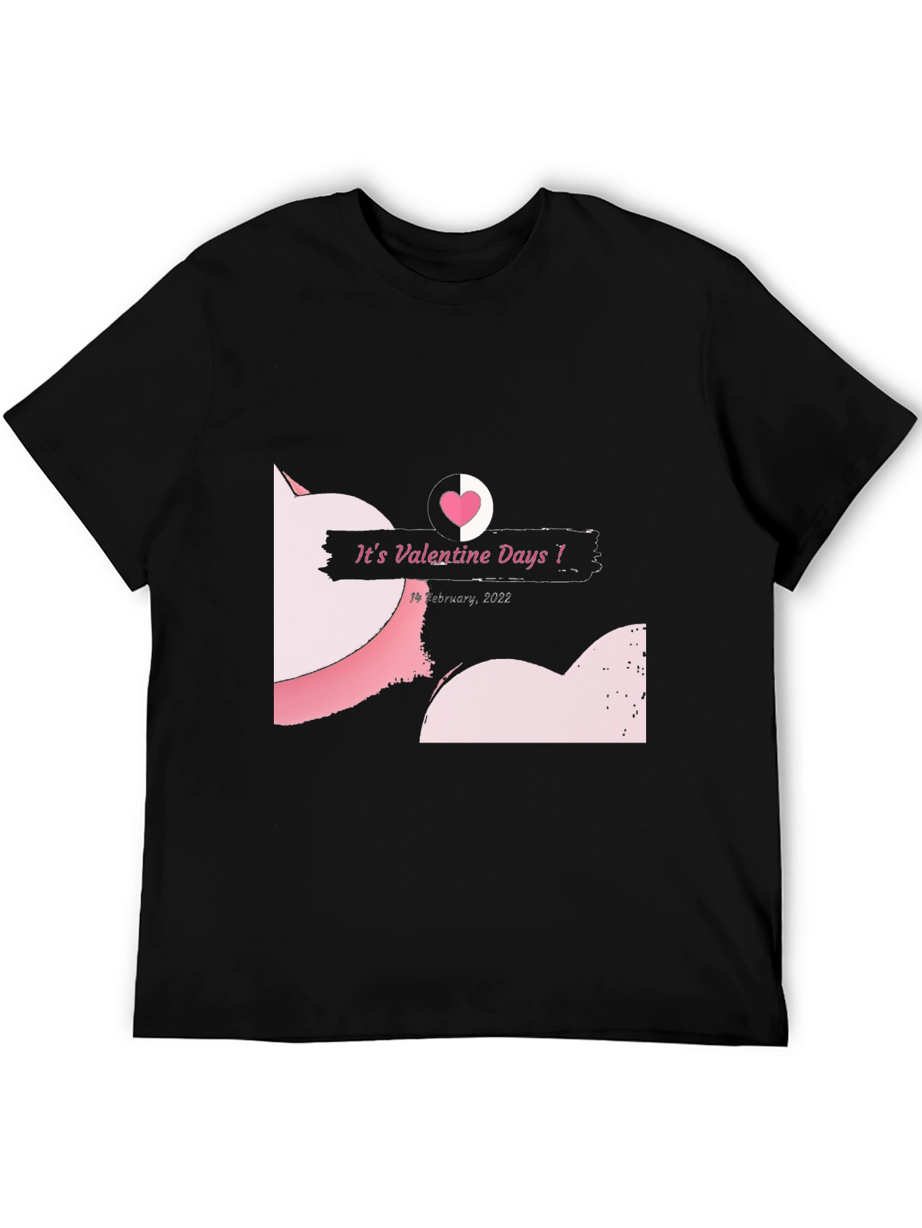 Valentines Day Black T-Shirt