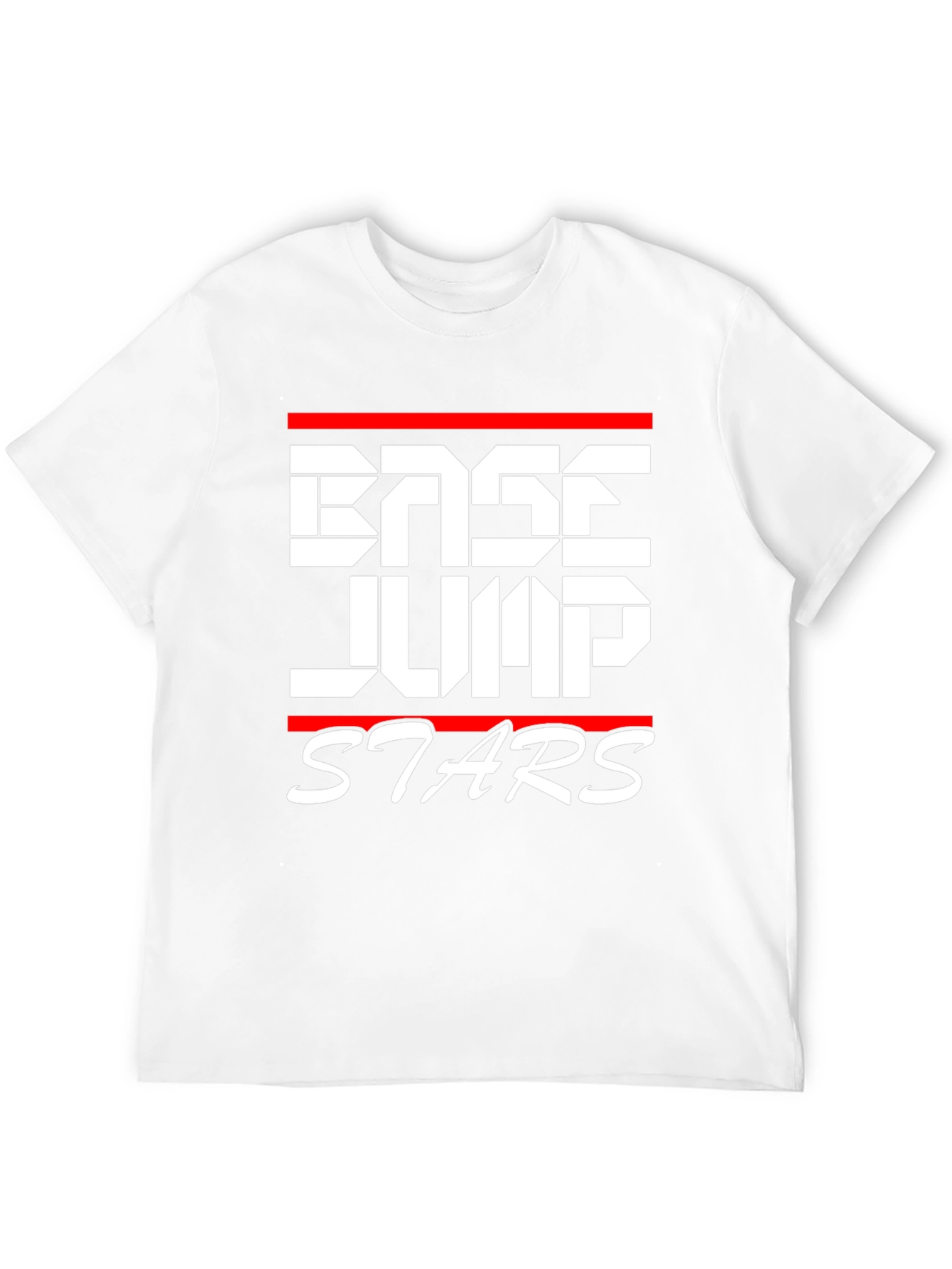 Base Jump Stars Graphic T-Shirt | Mens Black Tee
