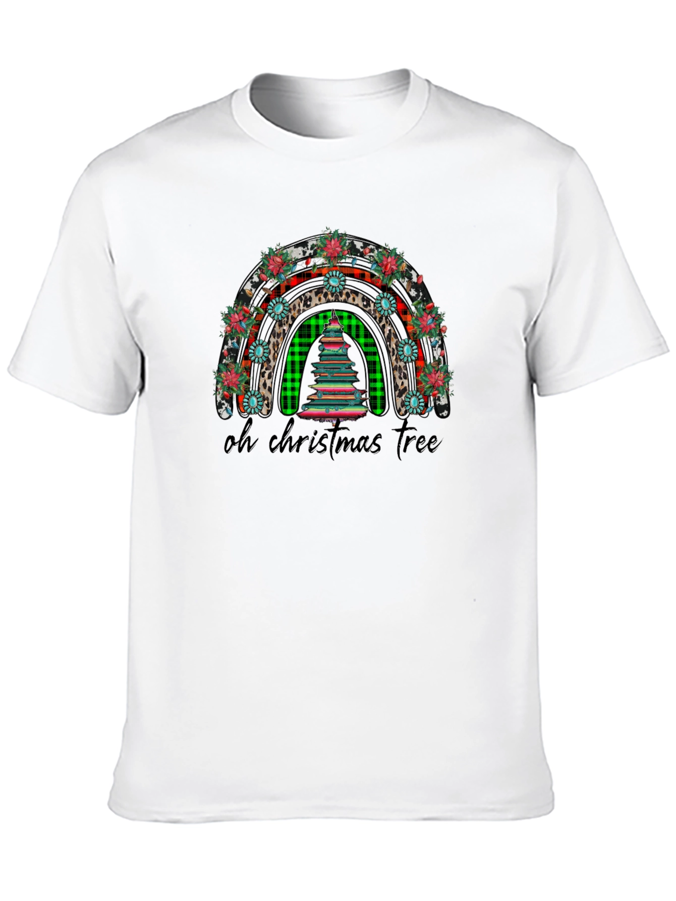 Oh Christmas Tree Rainbow Graphic Tee