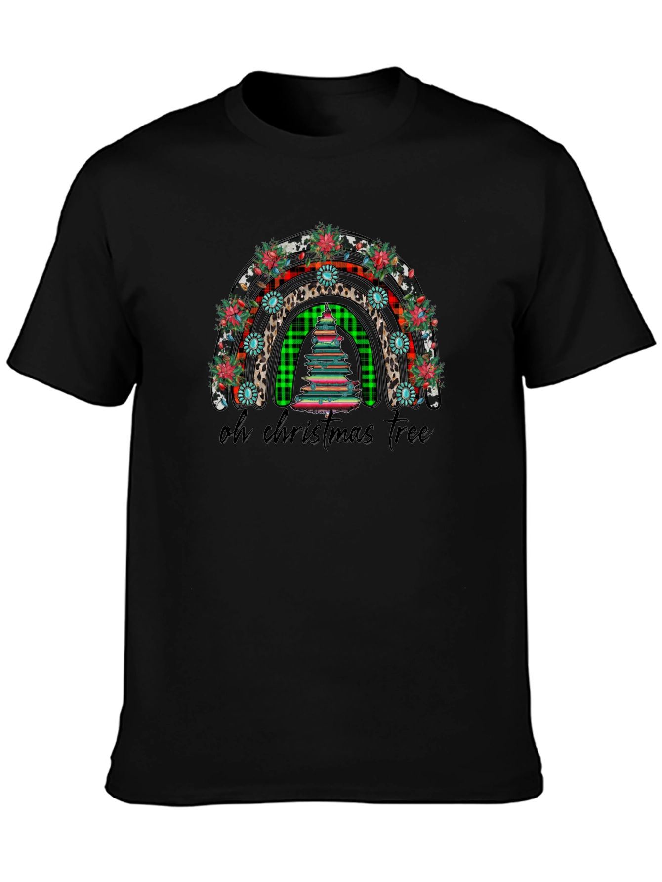 Oh Christmas Tree Rainbow Graphic Tee