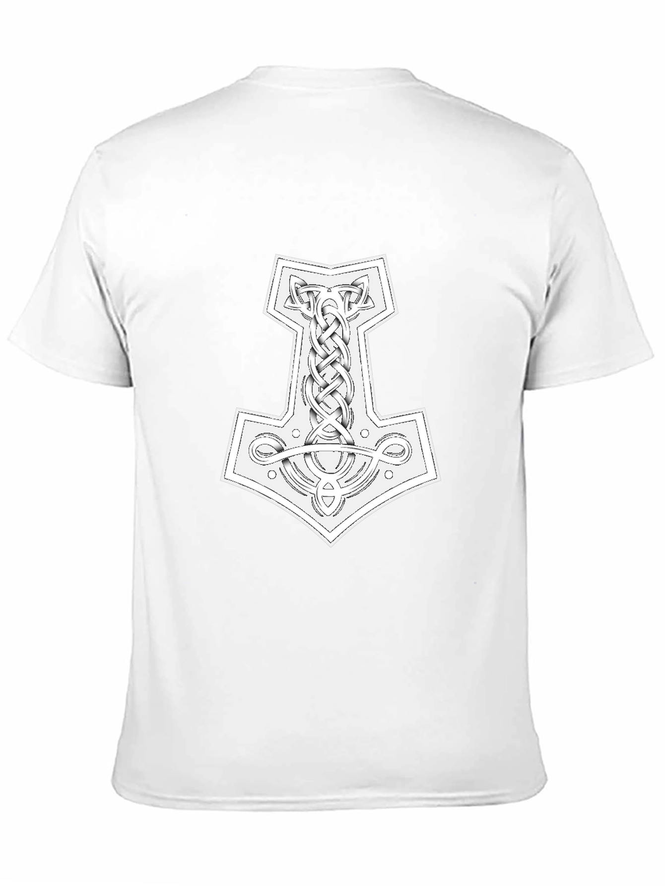 Mjolnir Hammer Viking T-Shirt - Black