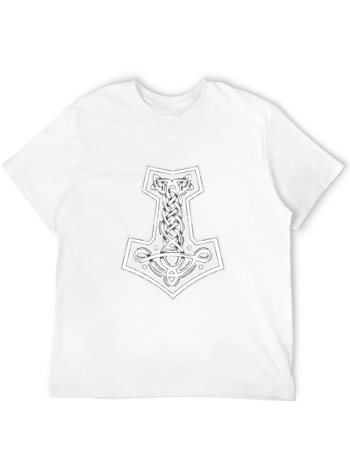 Mjolnir Hammer Viking T-Shirt - Black