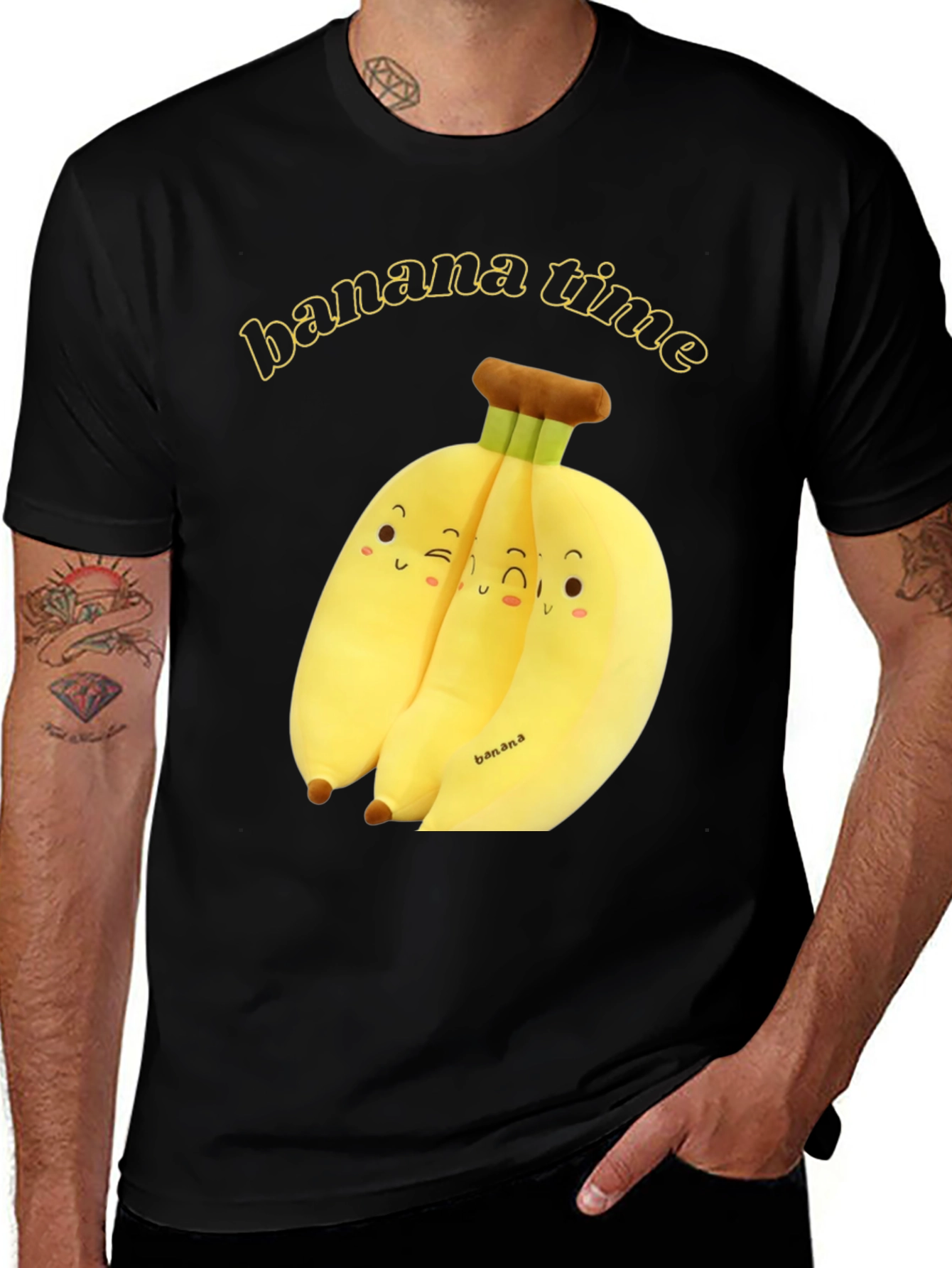 Banana Time Graphic Tee - Funny Fruit T-Shirt