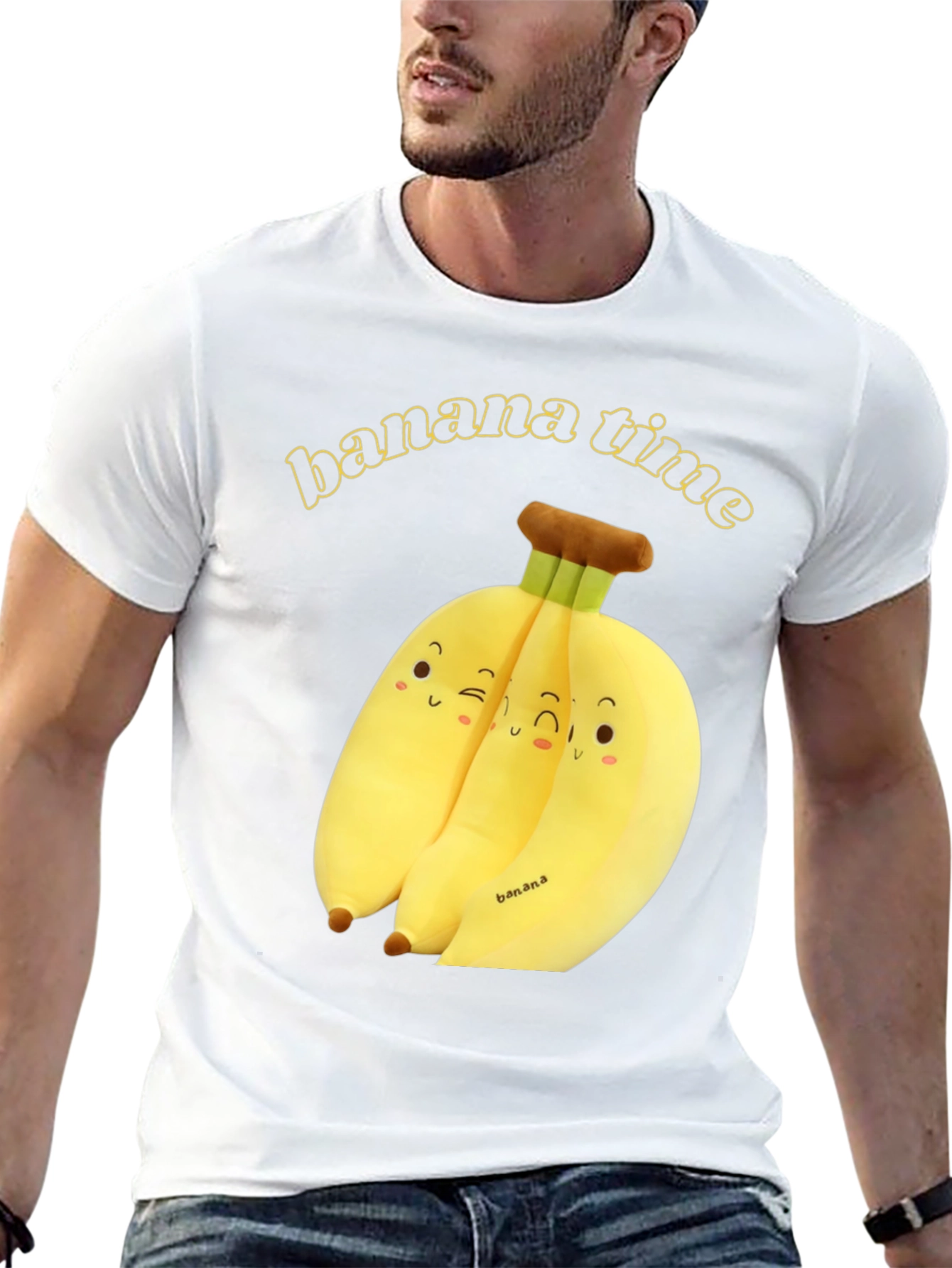 Banana Time Graphic Tee - Funny Fruit T-Shirt