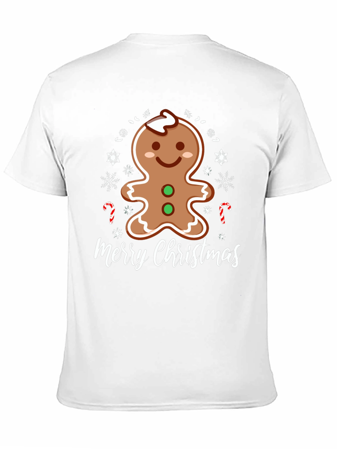 Merry Christmas Gingerbread Man Holiday T-Shirt