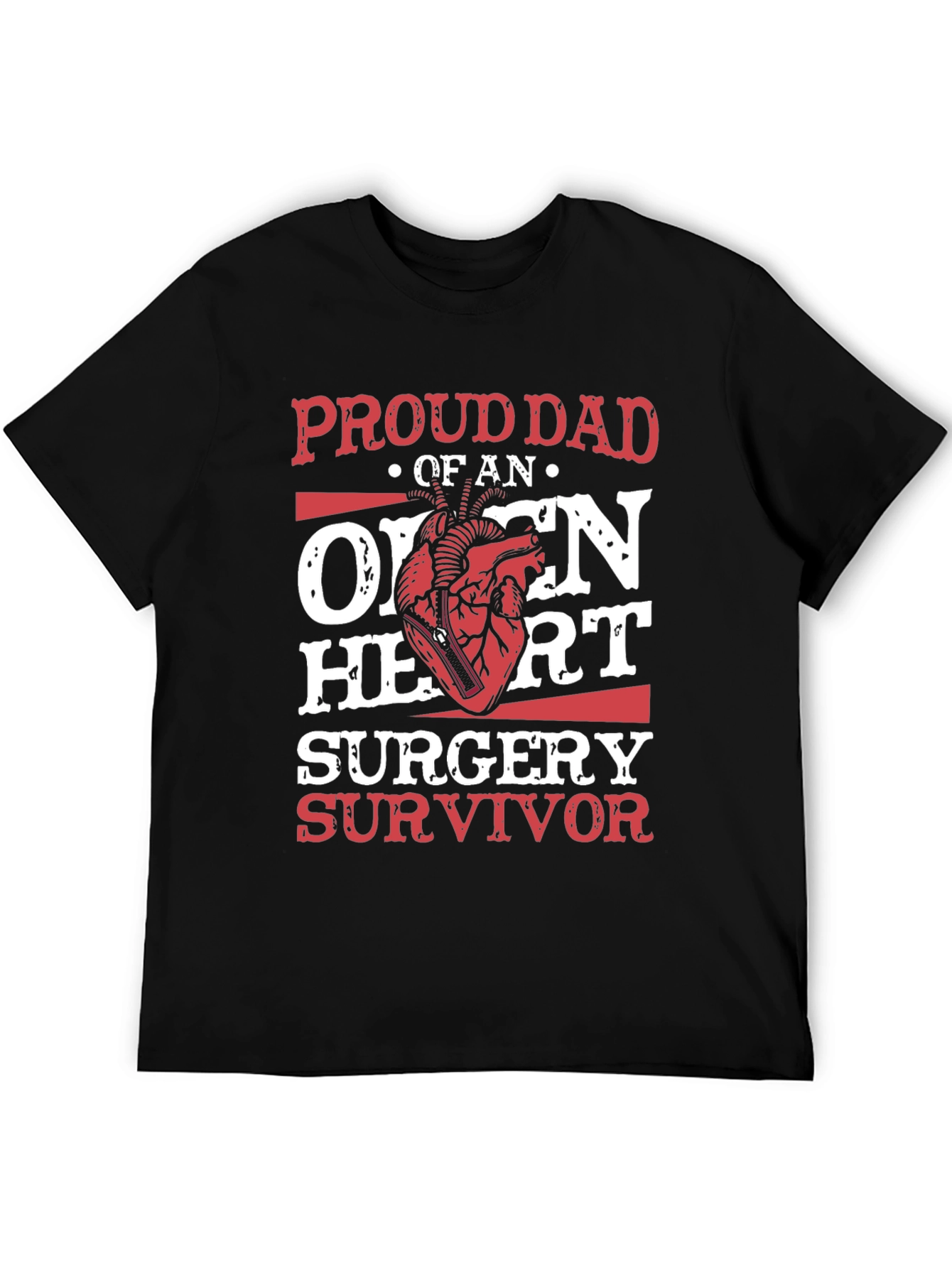Proud Dad of Open Heart Surgery Survivor T-Shirt