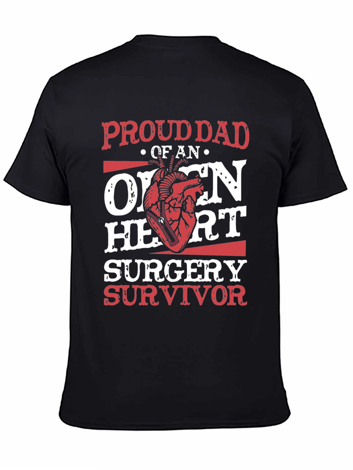 Proud Dad of Open Heart Surgery Survivor T-Shirt