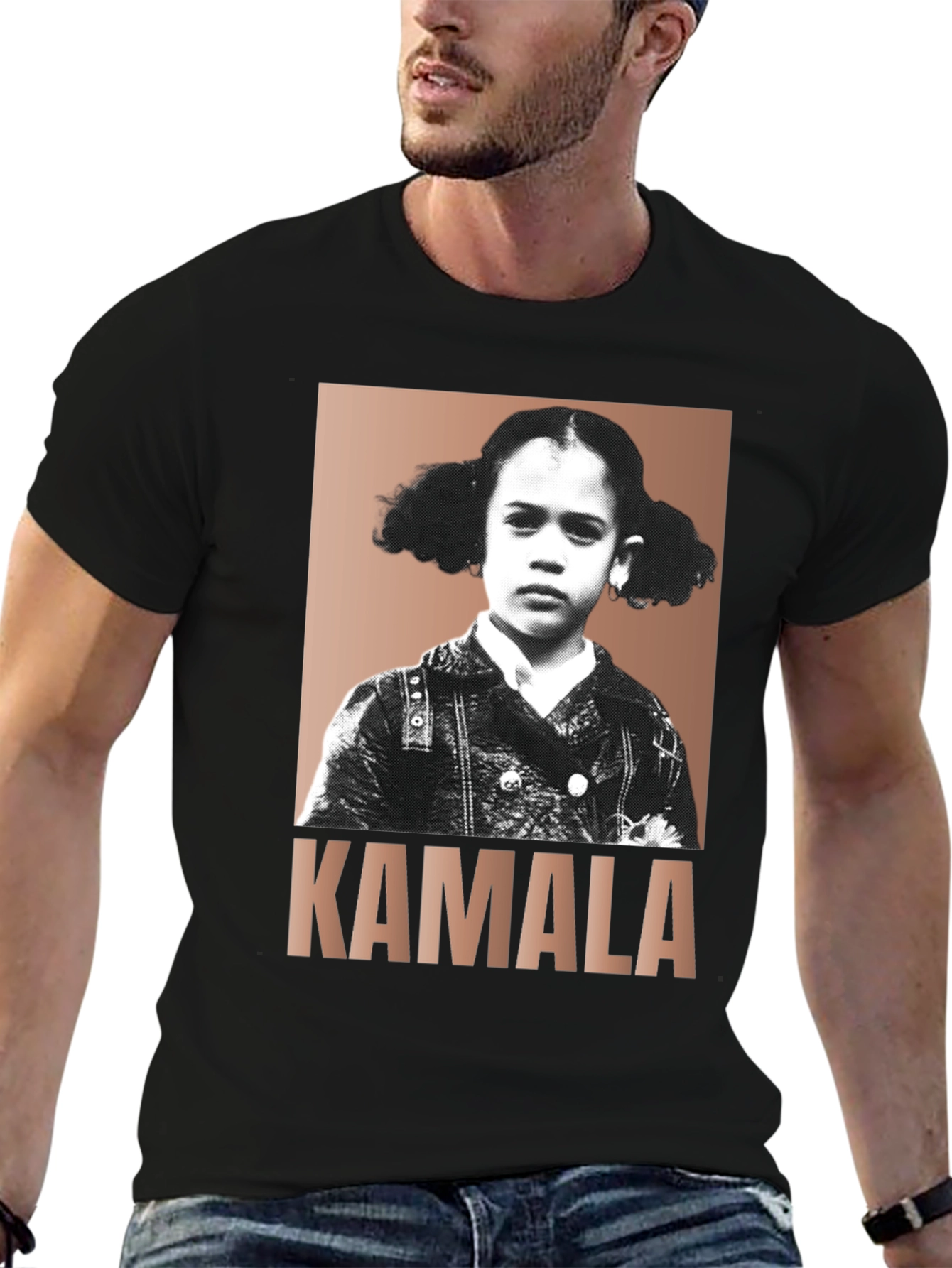 Kamala Harris Child Portrait T-Shirt - Political Fashion
