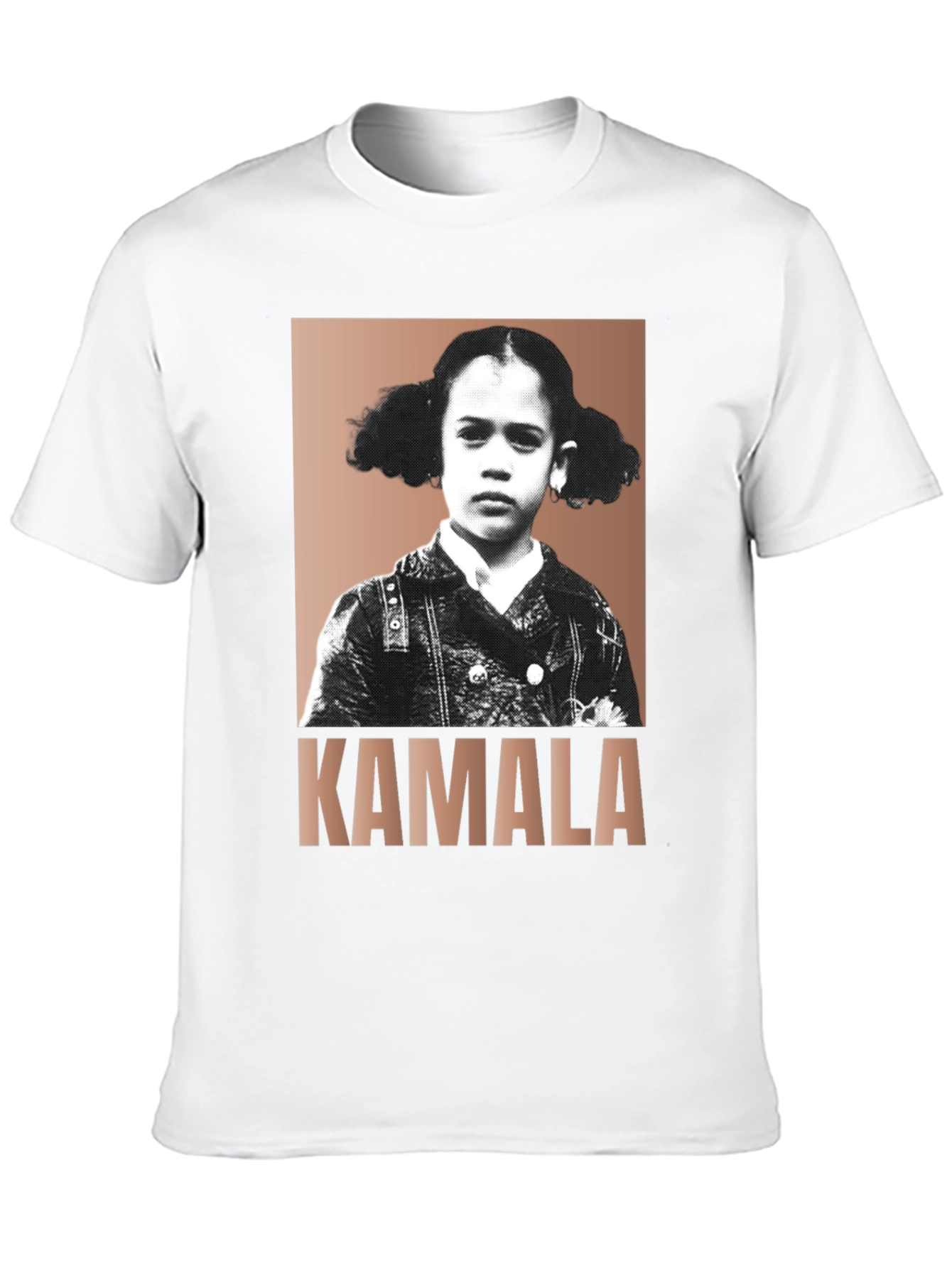 Kamala Harris Child Portrait T-Shirt - Political Fashion