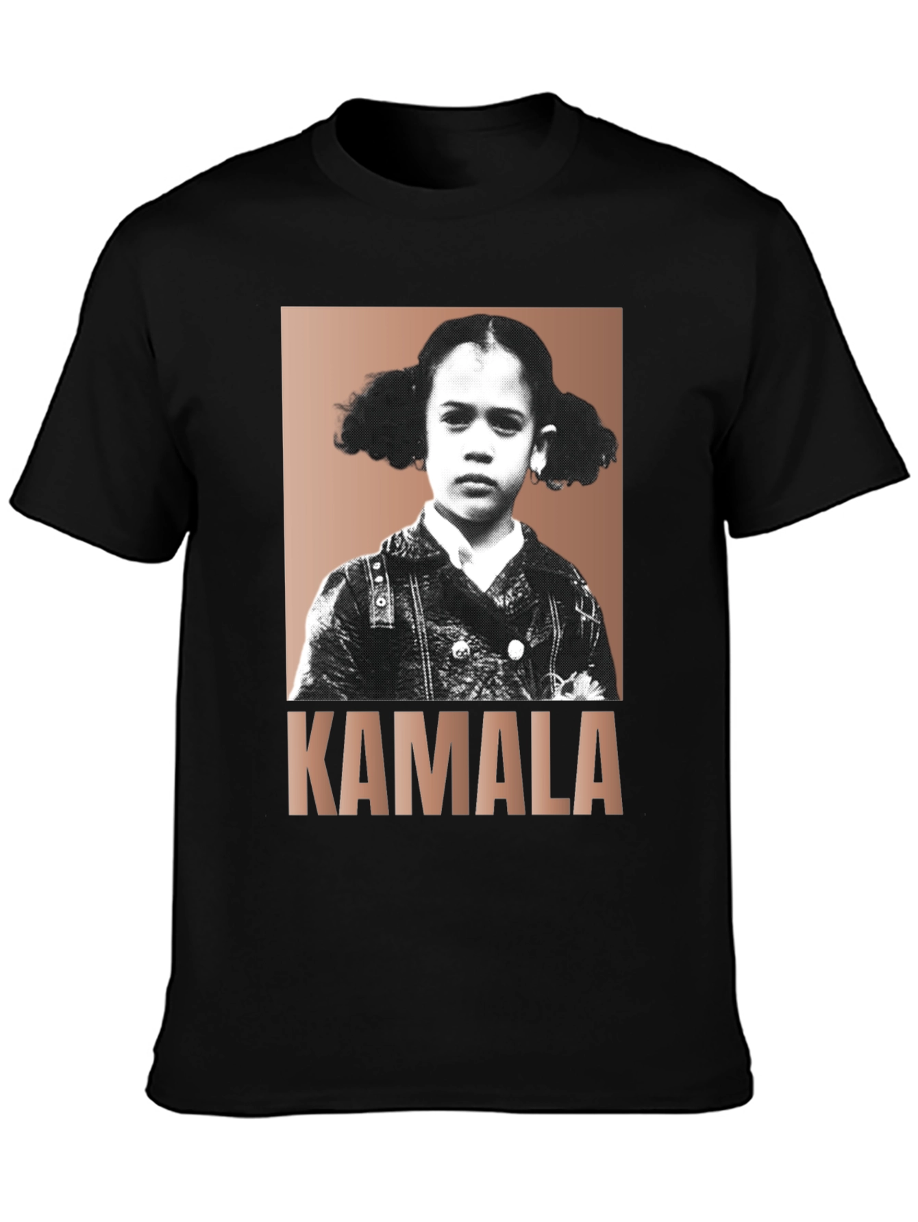 Kamala Harris Child Portrait T-Shirt - Political Fashion
