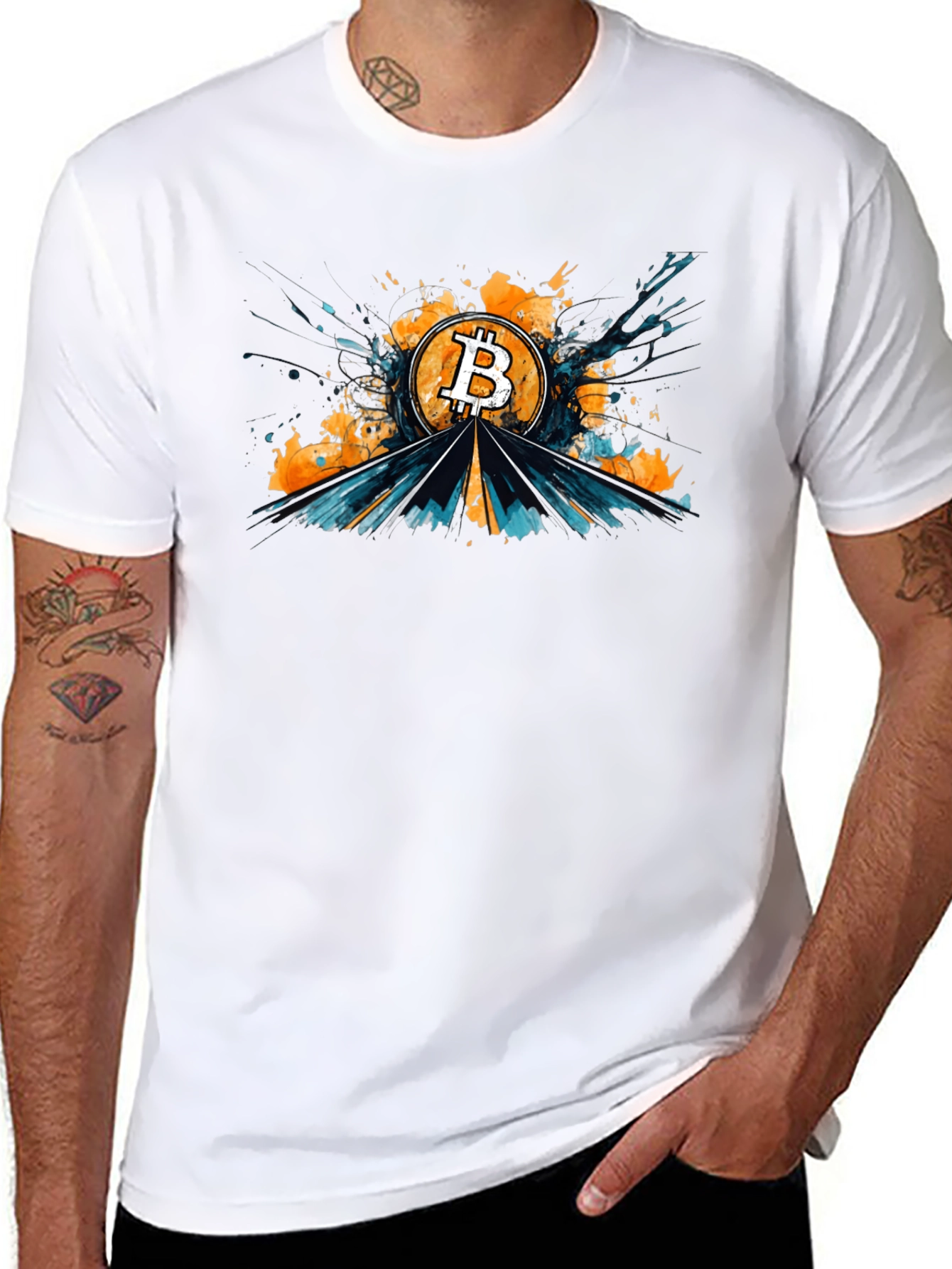 Bitcoin Graphic Tee - Crypto Currency T-Shirt