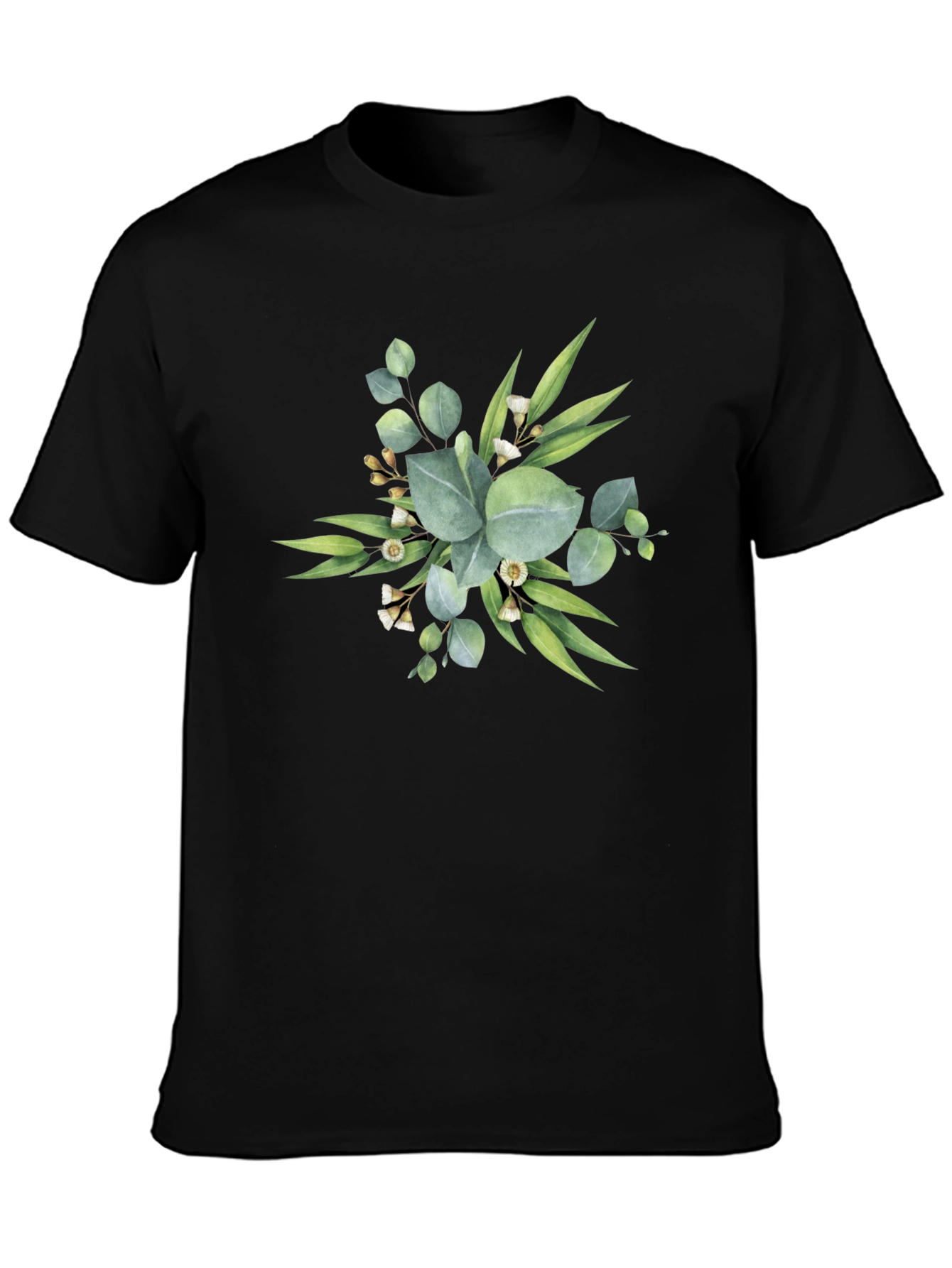 Botanical Black T-Shirt