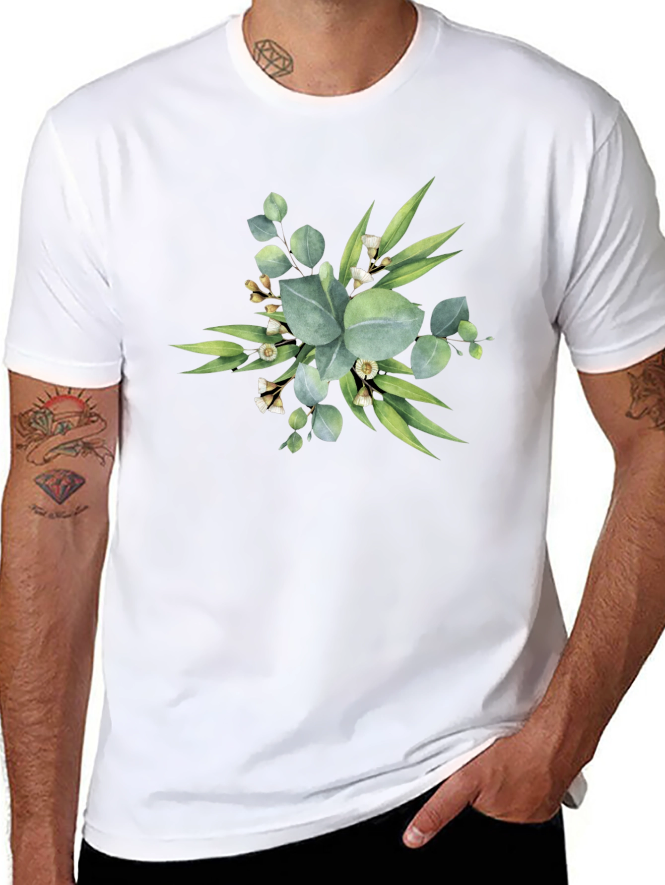 Botanical Black T-Shirt