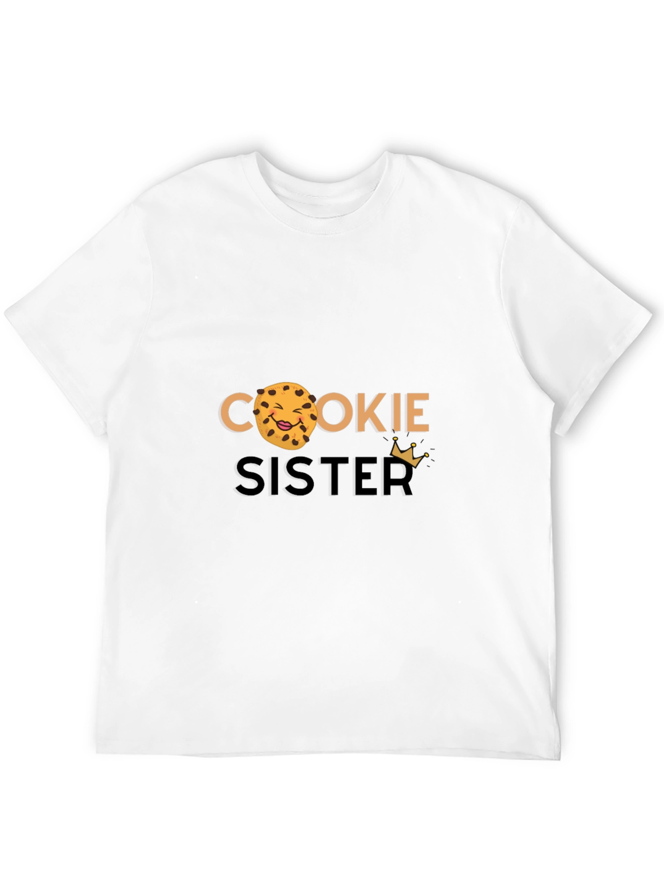 Cookie Sister Black Graphic T-Shirt