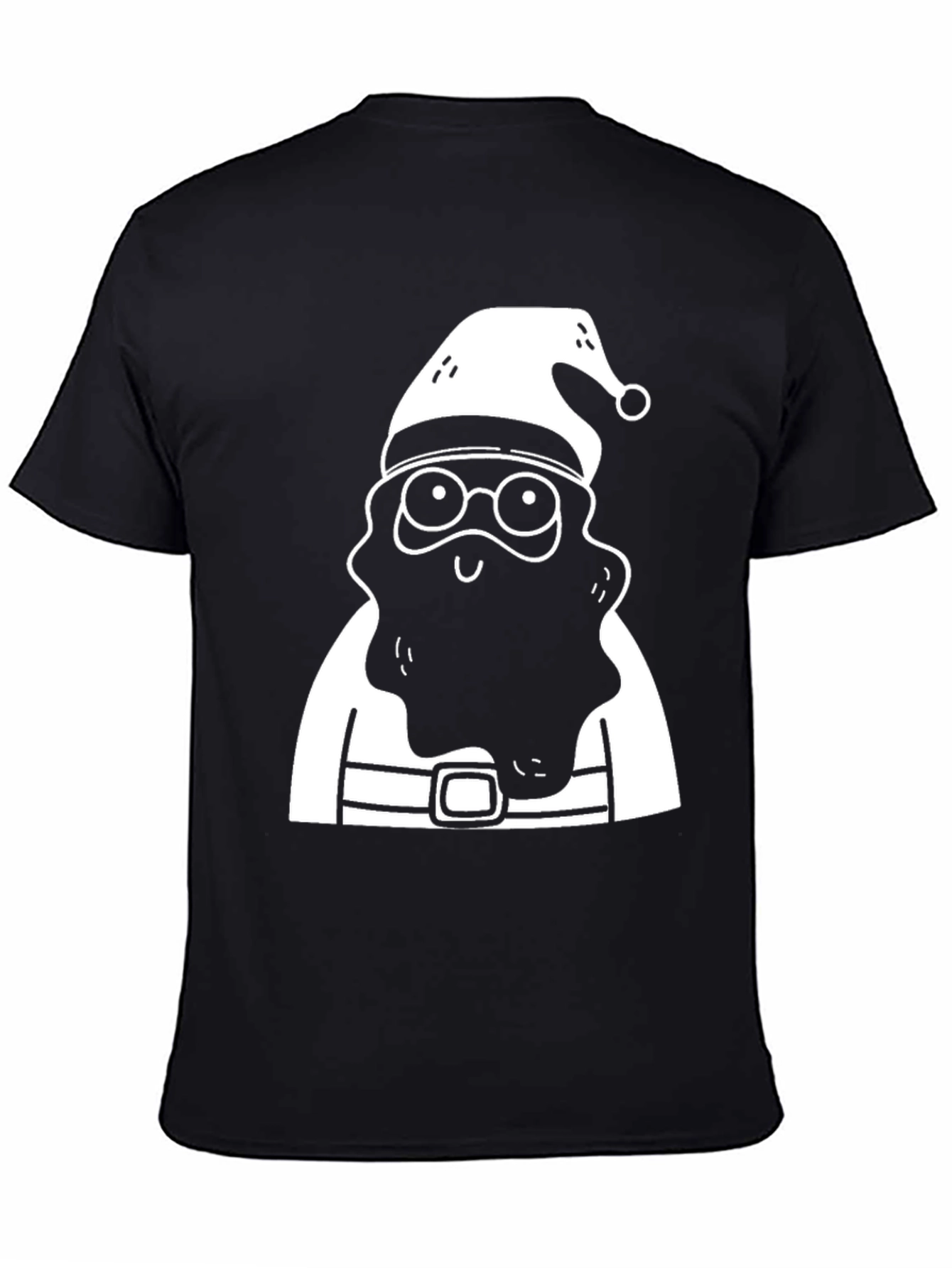 Santa Claus Graphic T-Shirt - Festive Holiday Apparel