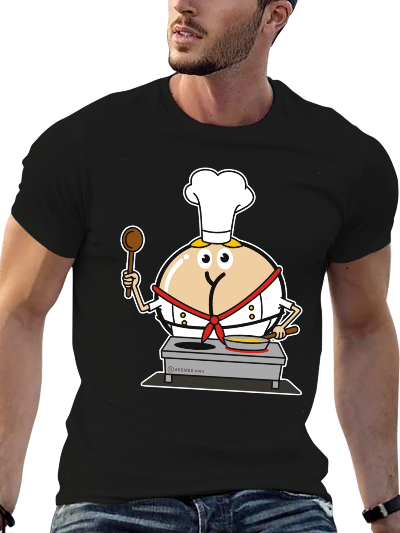Funny Chef Butt T-Shirt - Cooking Humor Apparel