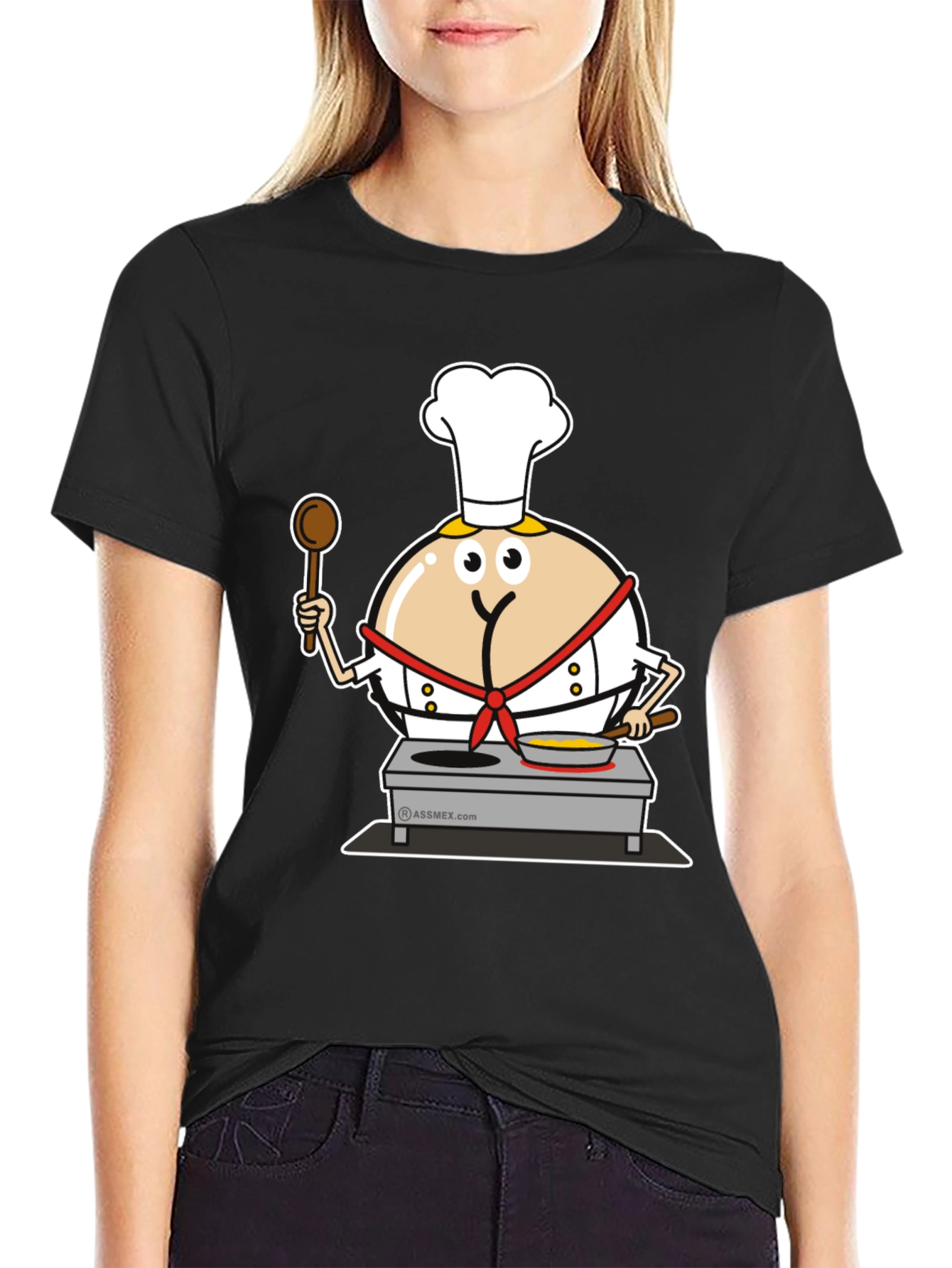 Funny Chef Butt T-Shirt - Cooking Humor Apparel