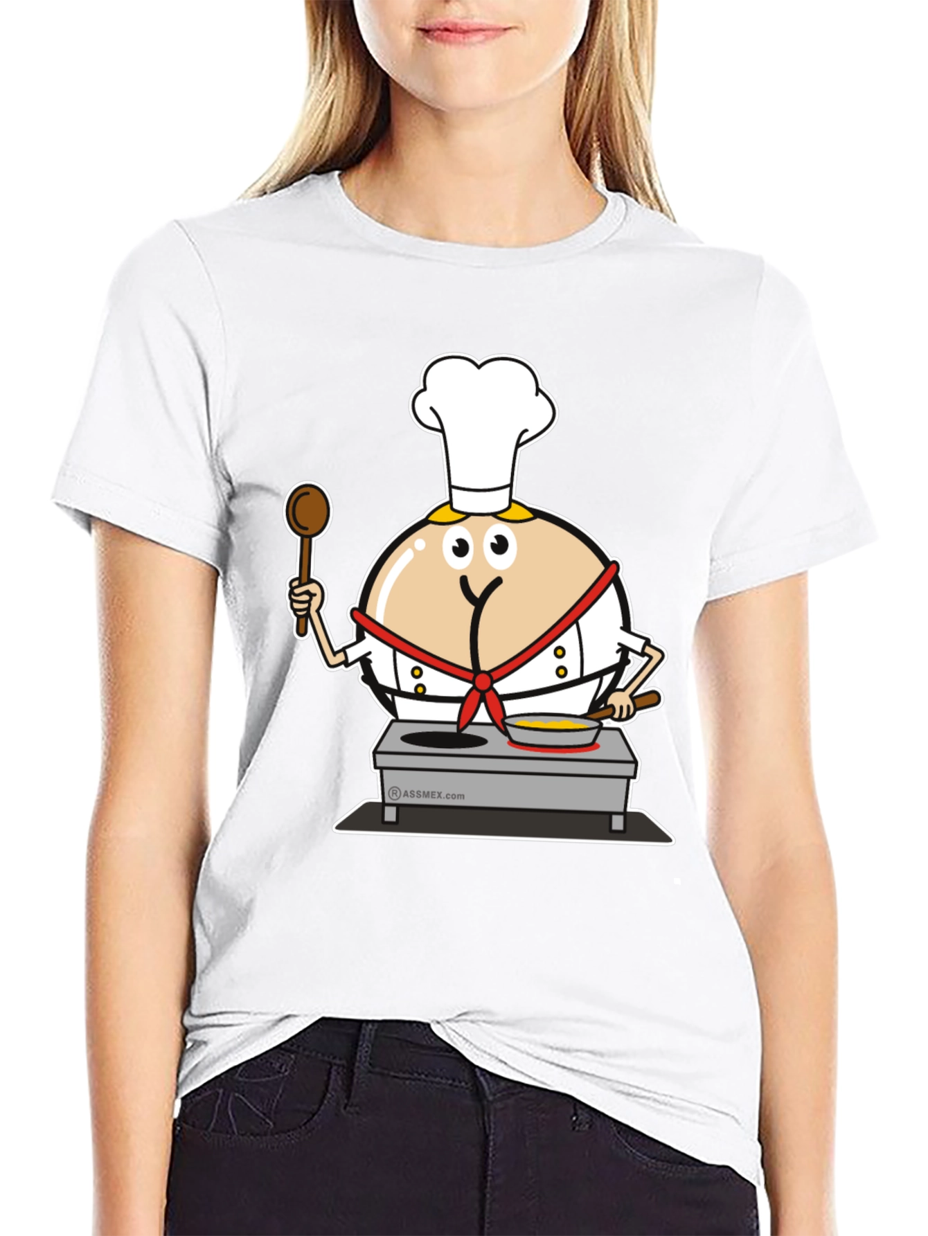 Funny Chef Butt T-Shirt - Cooking Humor Apparel