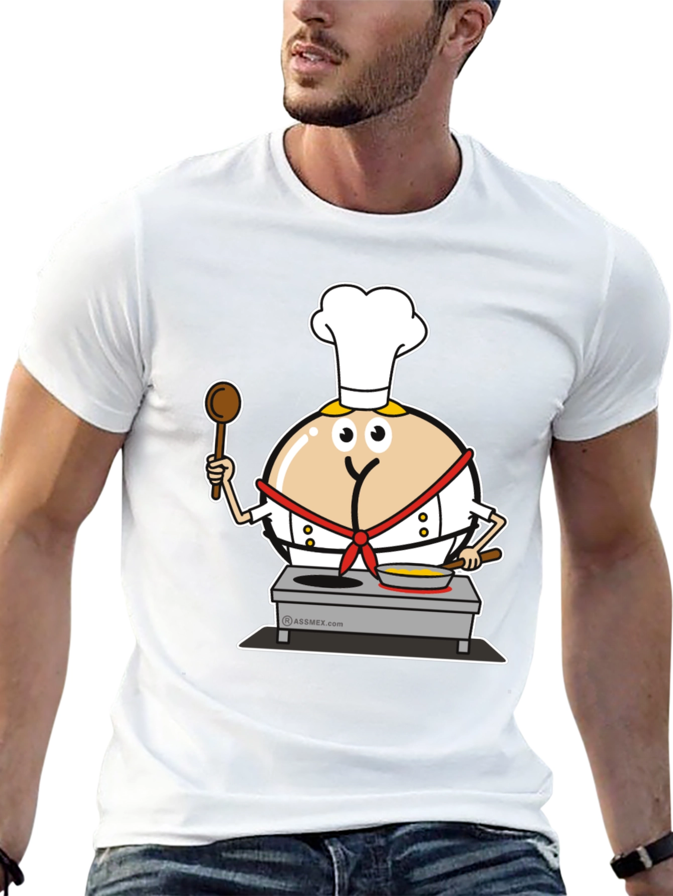 Funny Chef Butt T-Shirt - Cooking Humor Apparel