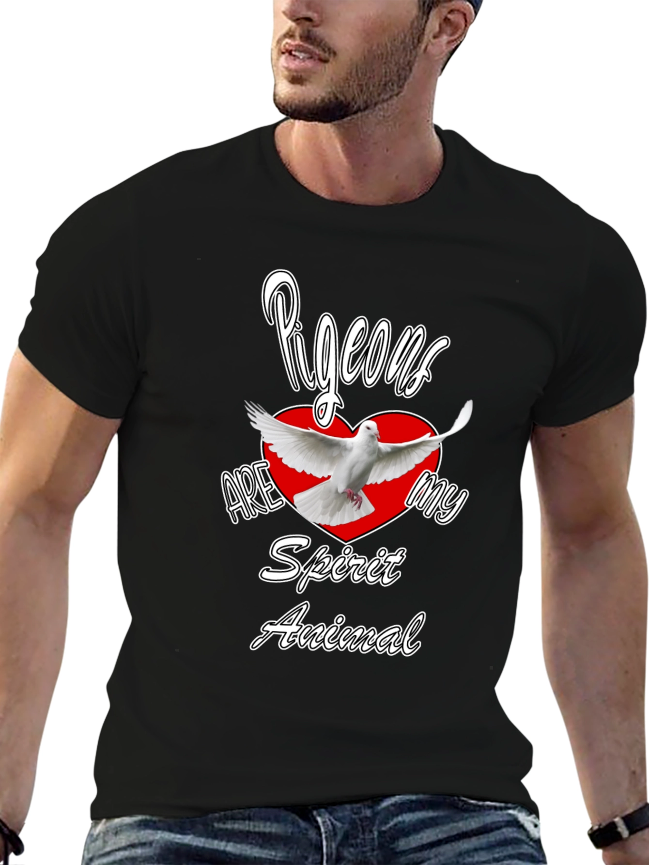 Pigeons Are My Spirit Animal Graphic T-Shirt