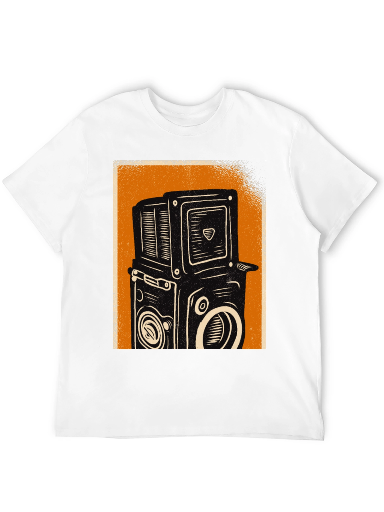 Retro Camera Graphic T-Shirt - Classic Style