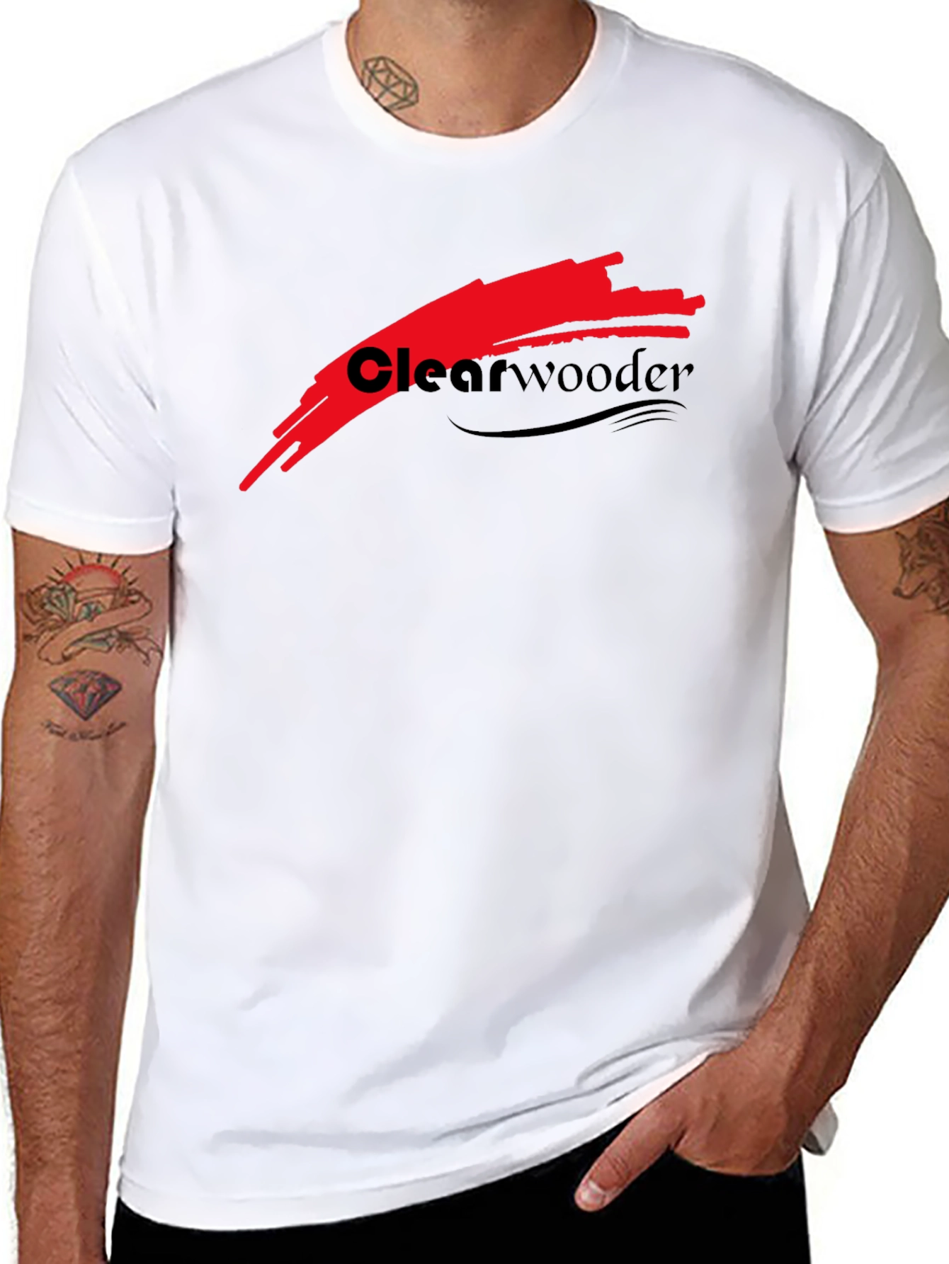 Clearwooder Black T-Shirt: Casual Style