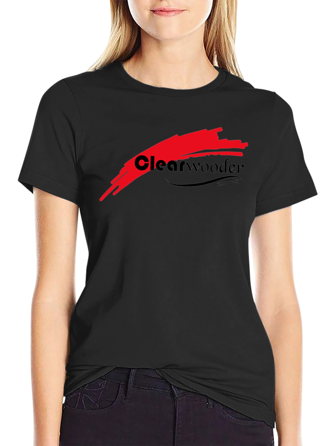 Clearwooder Black T-Shirt: Casual Style