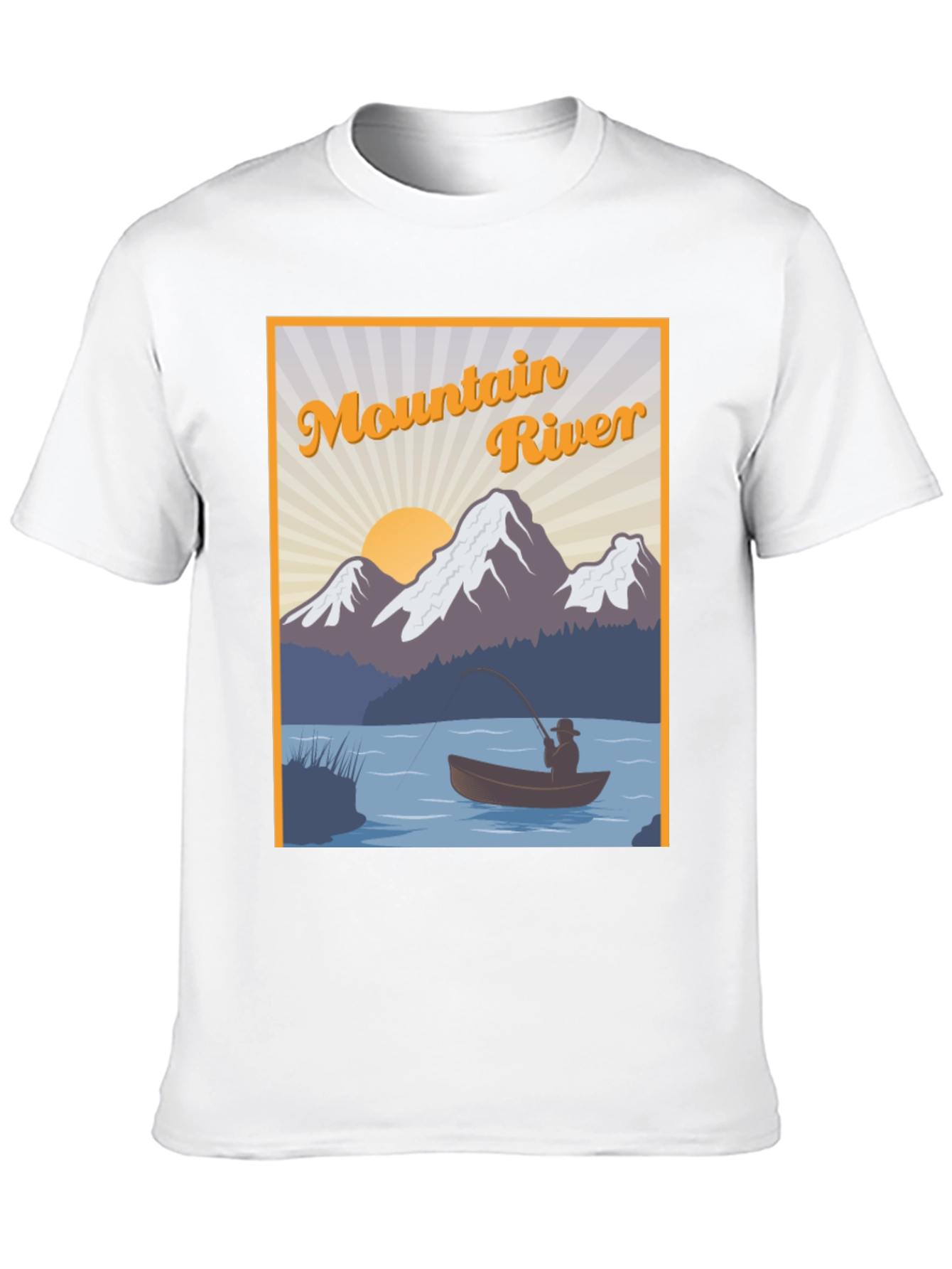 Mountain River Fishing T-Shirt