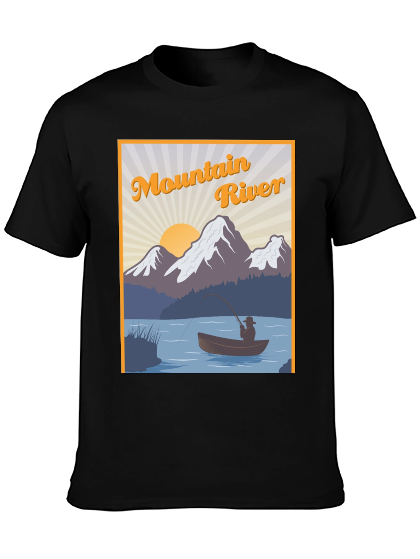 Mountain River Fishing T-Shirt