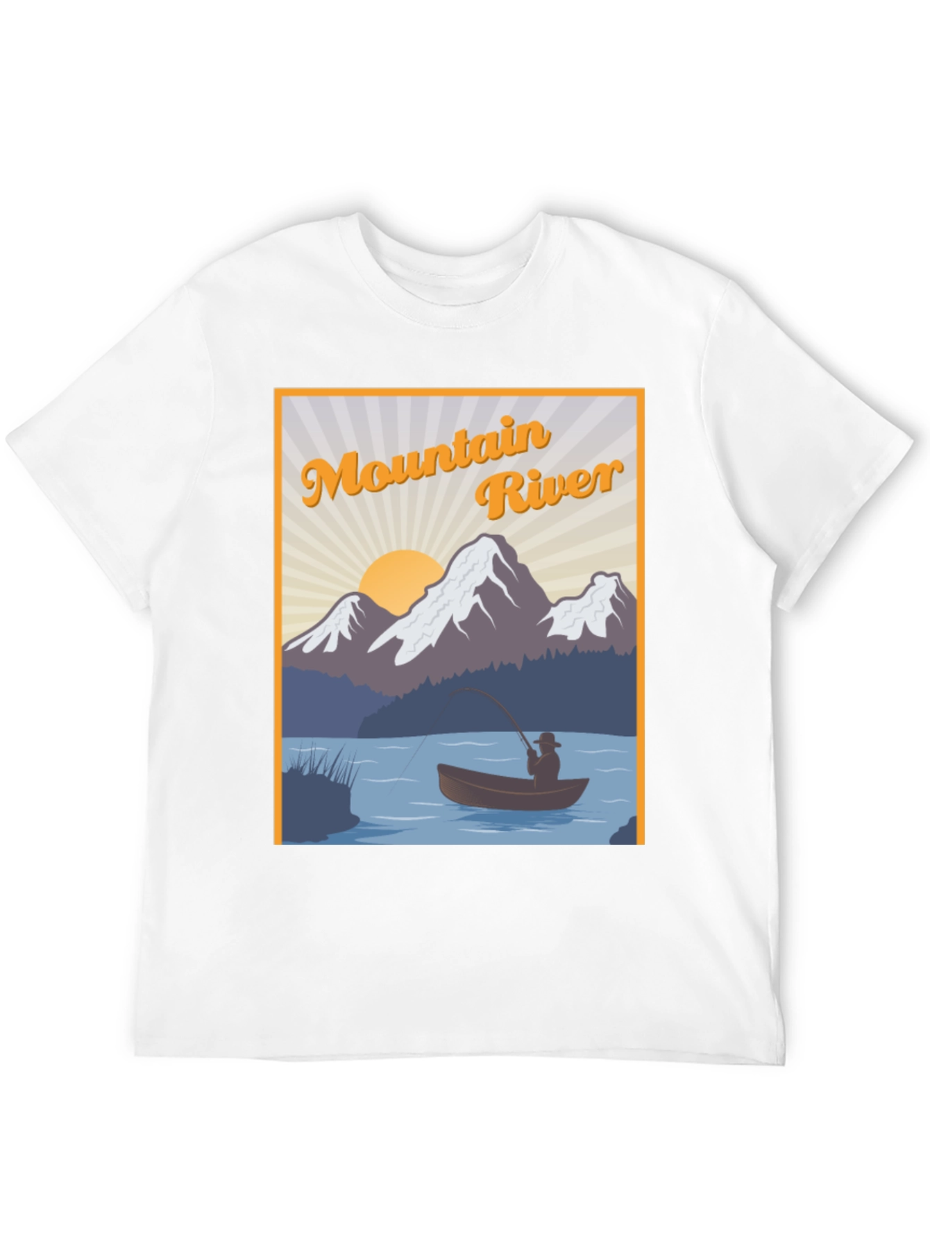 Mountain River Fishing T-Shirt