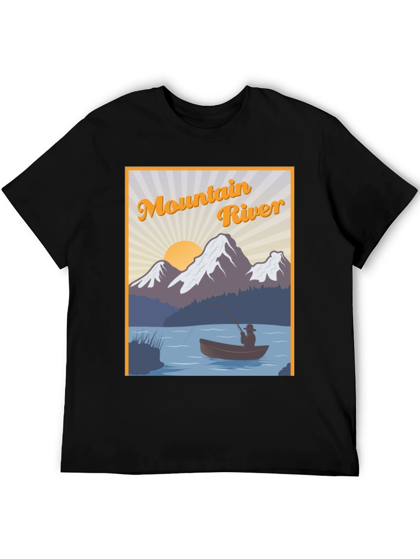 Mountain River Fishing T-Shirt