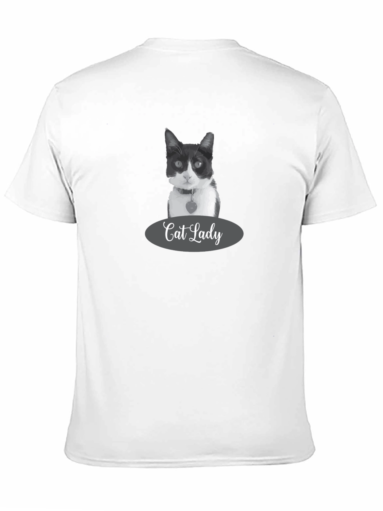 Cat Lady Black T-Shirt - Stylish Pet Lover Apparel