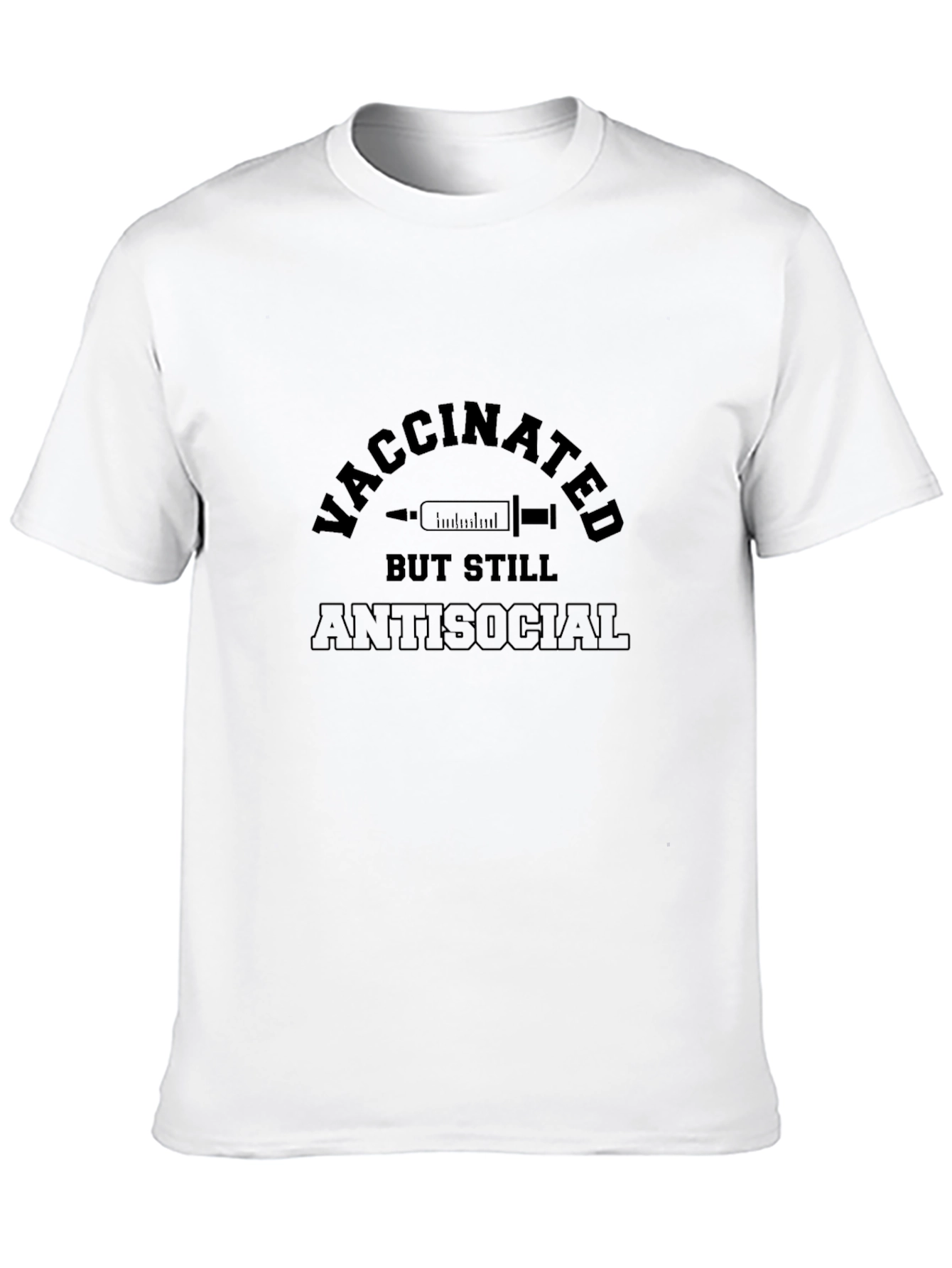Vaccinated But Still Antisocial Graphic Tee