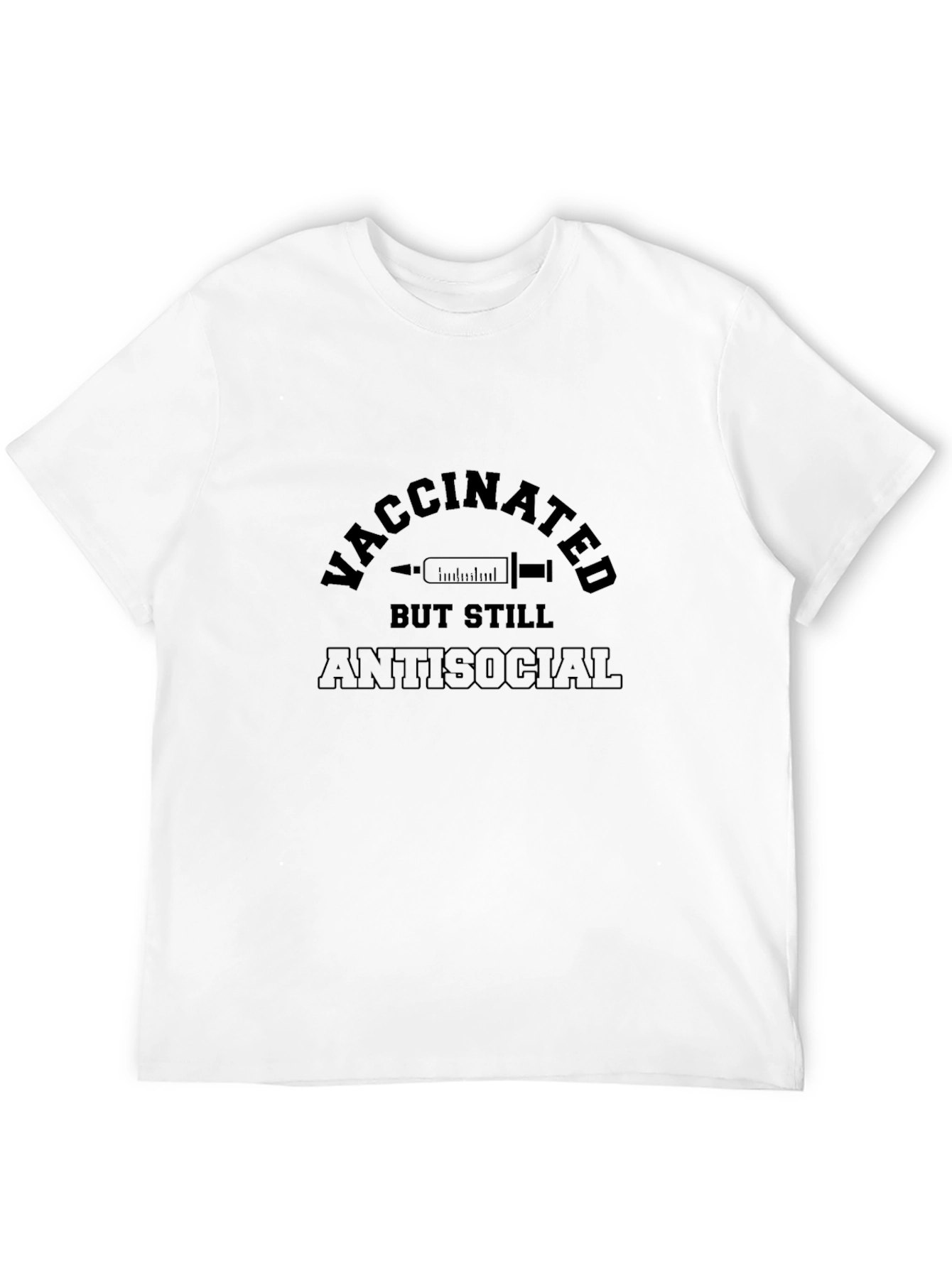 Vaccinated But Still Antisocial Graphic Tee