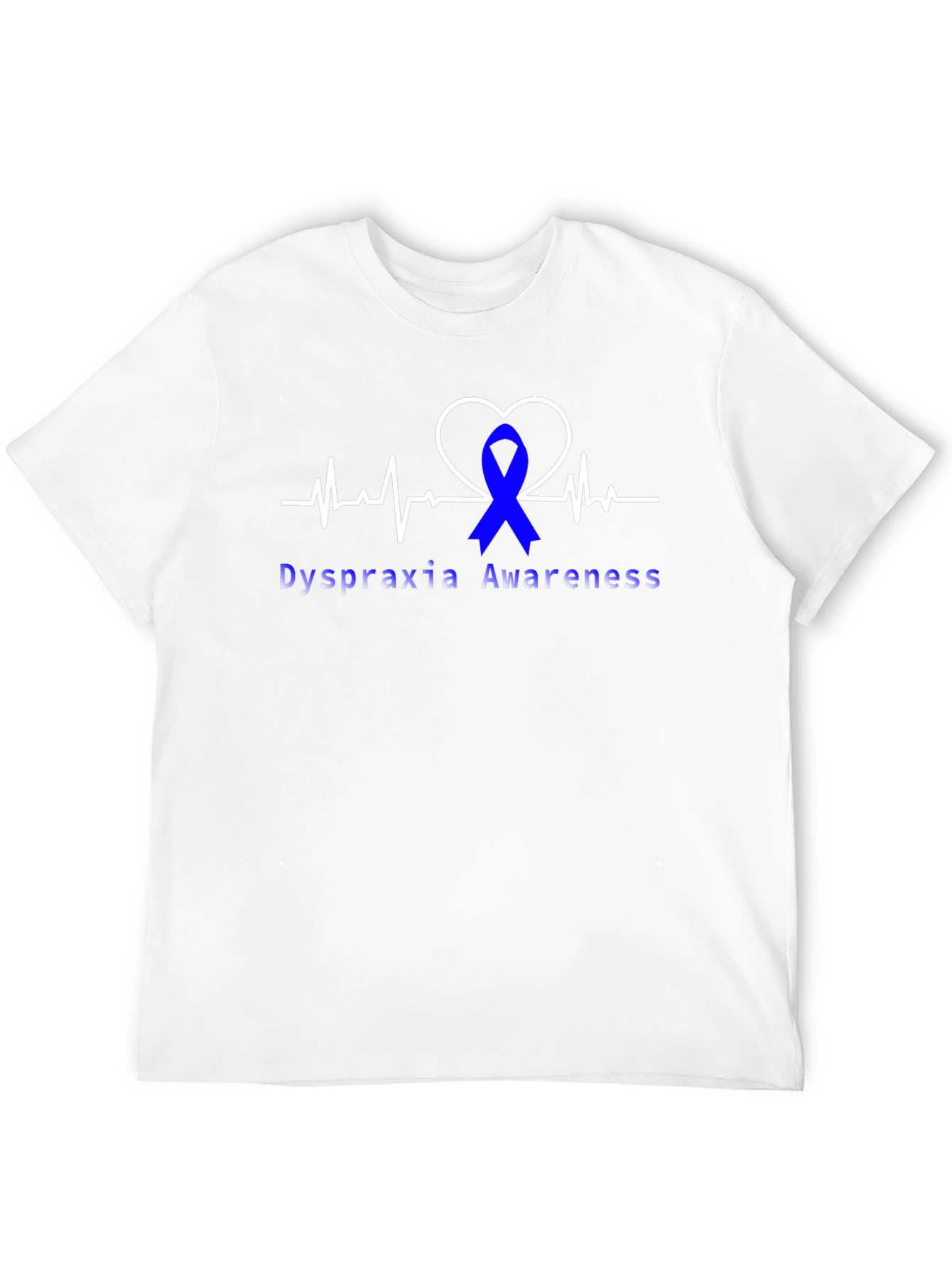 Dyspraxia Awareness Heartbeat T-Shirt