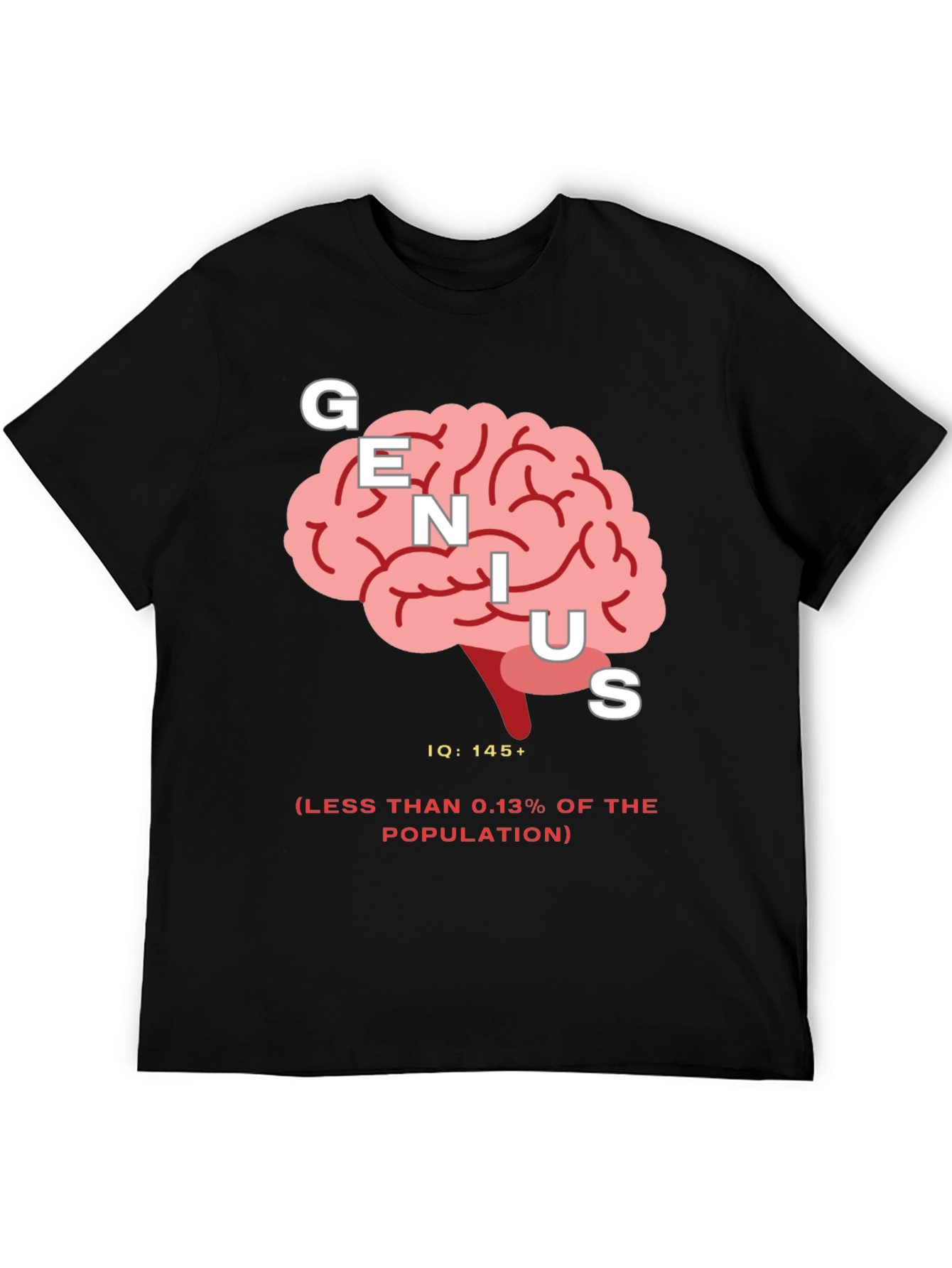 Genius IQ Brain Graphic Tee