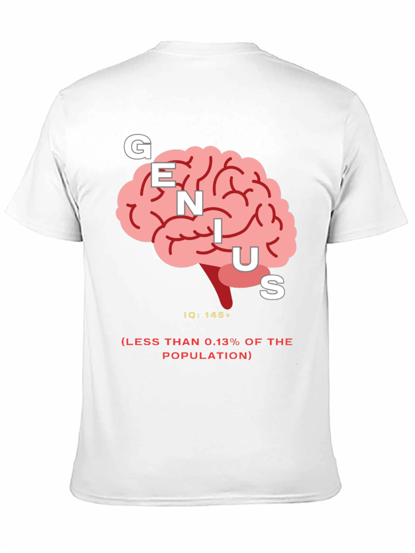Genius IQ Brain Graphic Tee