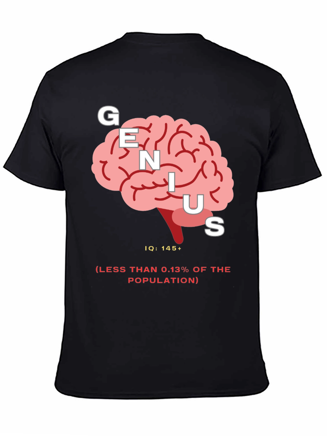 Genius IQ Brain Graphic Tee