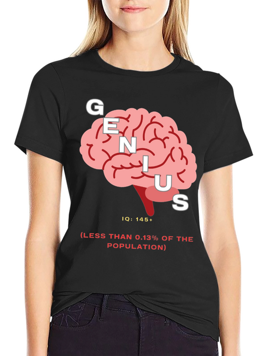 Genius IQ Brain Graphic Tee
