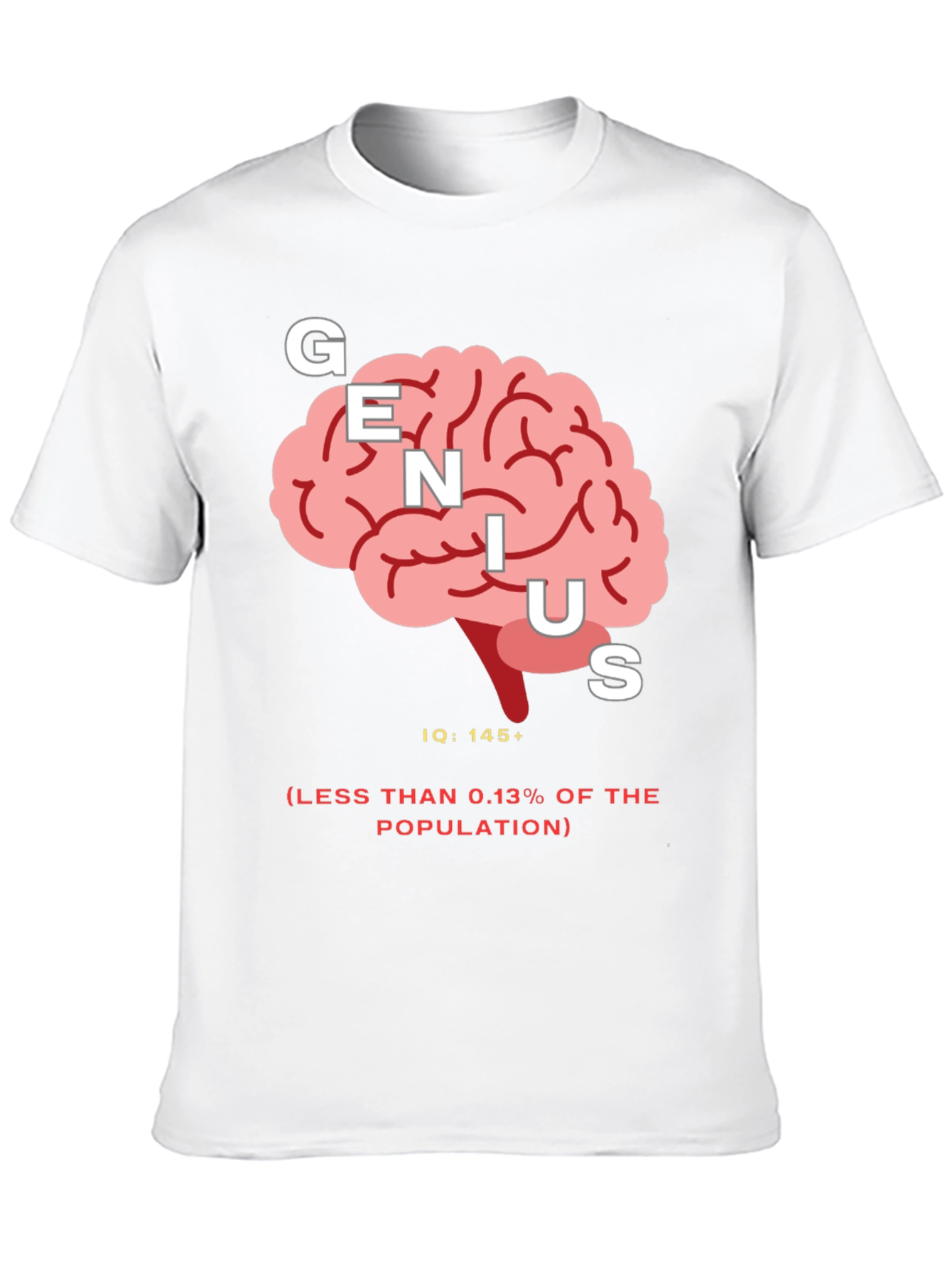 Genius IQ Brain Graphic Tee