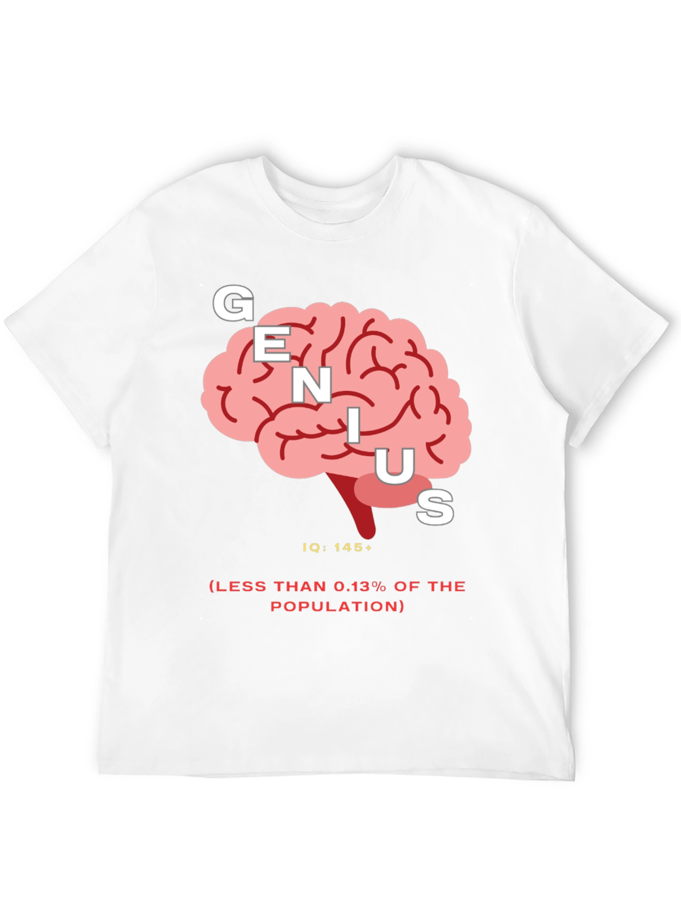 Genius IQ Brain Graphic Tee