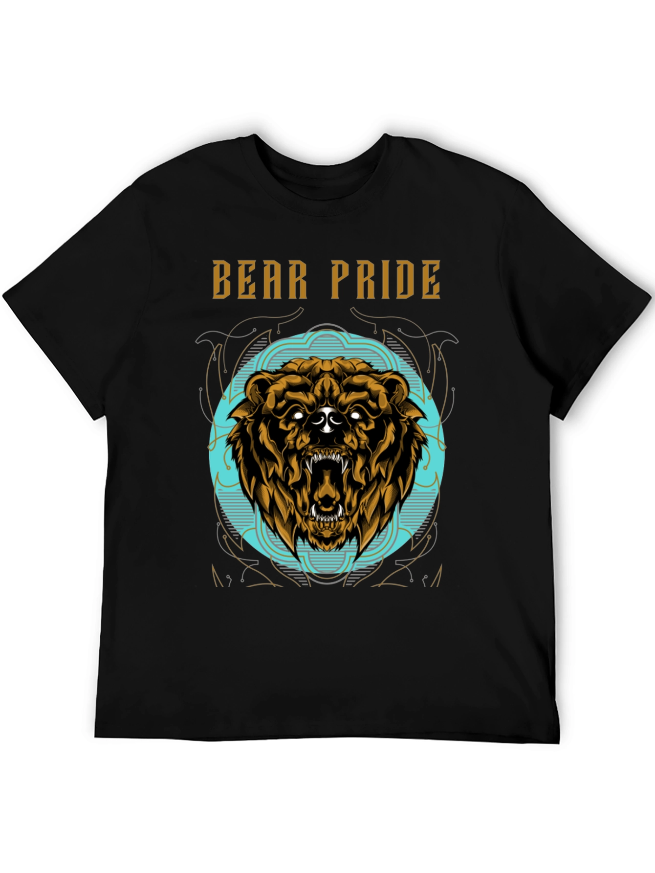 Bear Pride Graphic T-Shirt - Fierce Animal Design